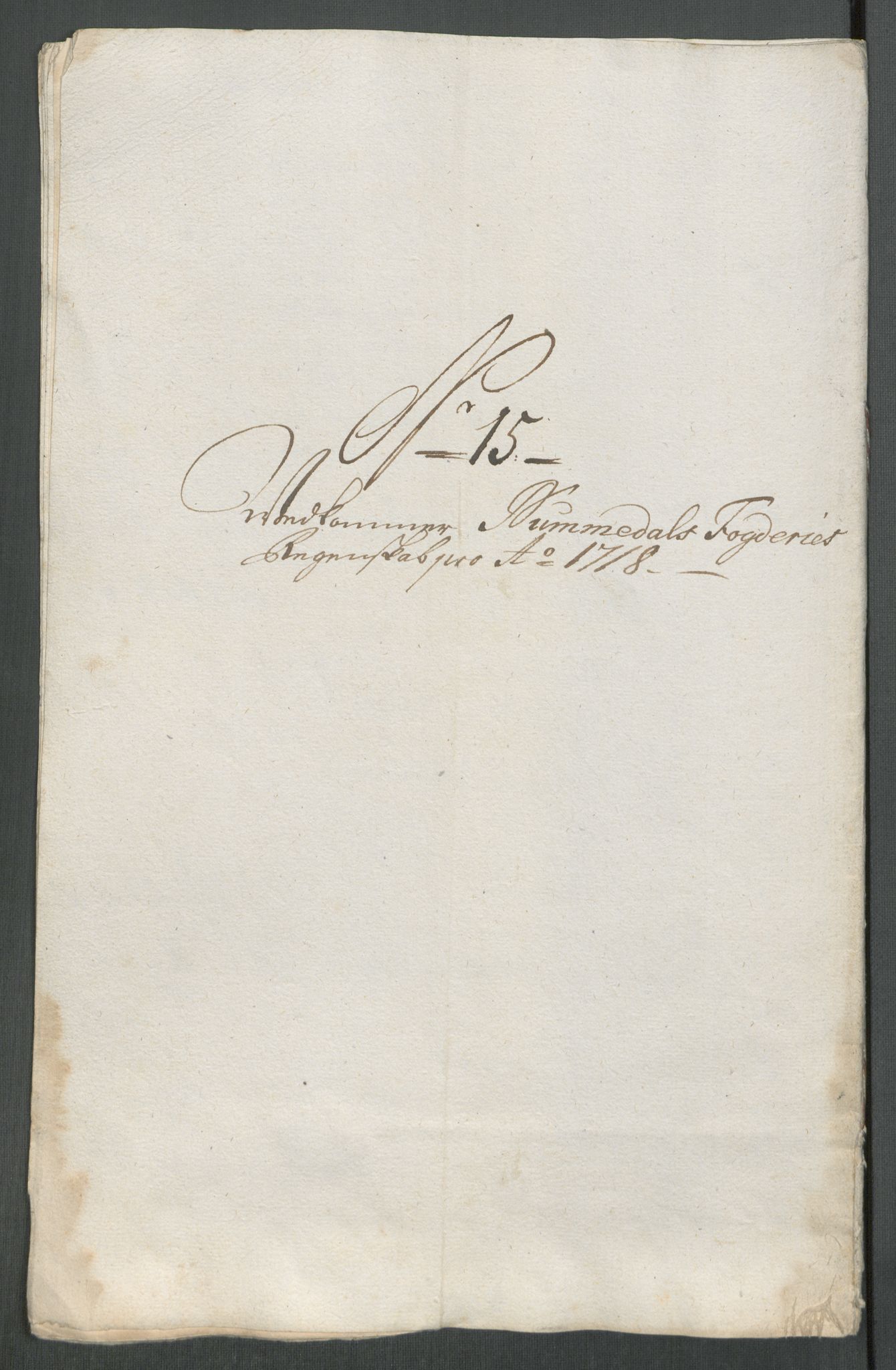 Rentekammeret inntil 1814, Reviderte regnskaper, Fogderegnskap, AV/RA-EA-4092/R64/L4439: Fogderegnskap Namdal, 1718, p. 158