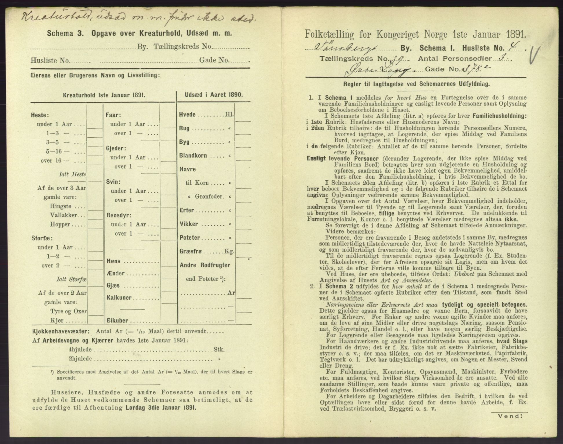 RA, 1891 census for 0705 Tønsberg, 1891, p. 1120