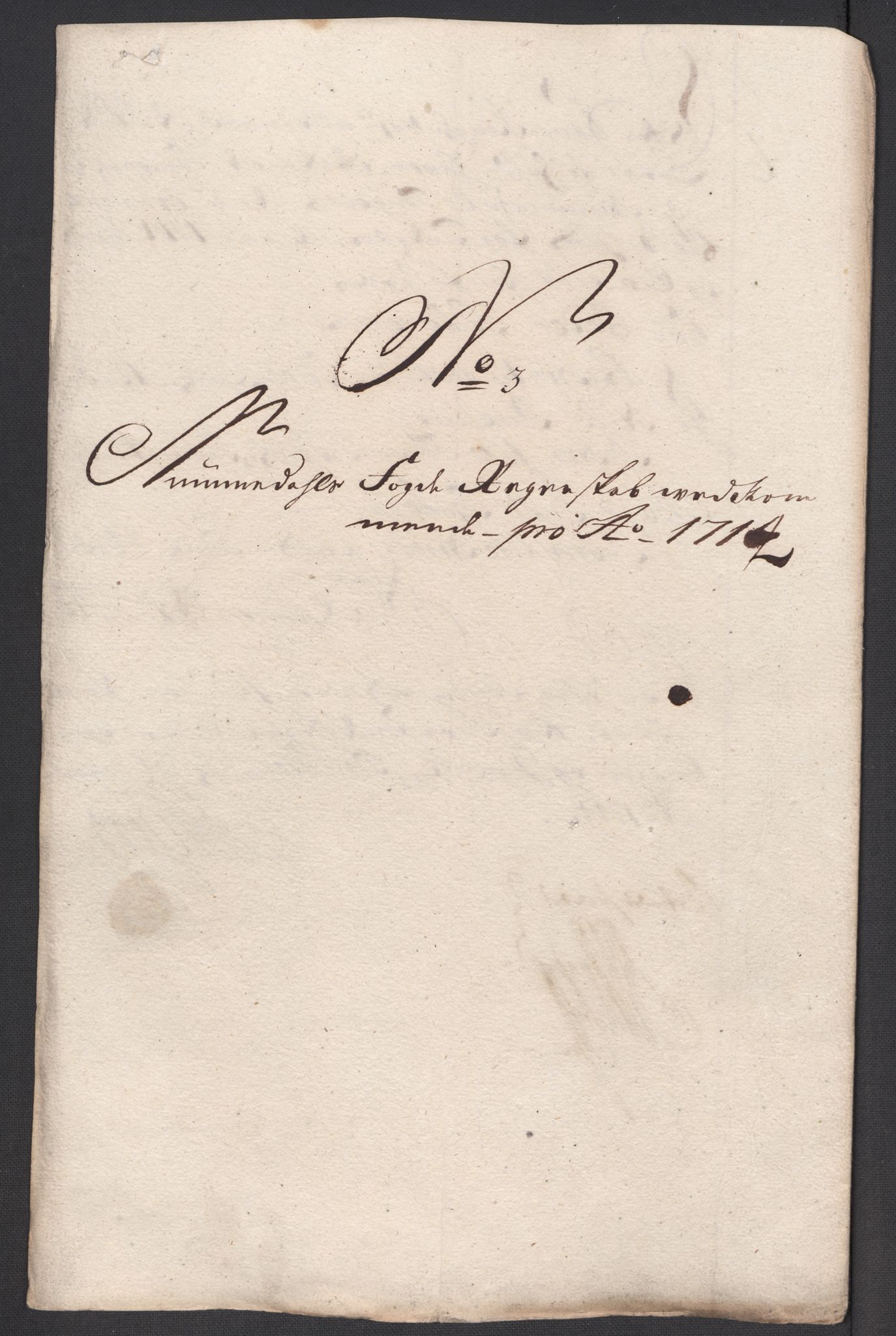 Rentekammeret inntil 1814, Reviderte regnskaper, Fogderegnskap, AV/RA-EA-4092/R64/L4435: Fogderegnskap Namdal, 1714, p. 101