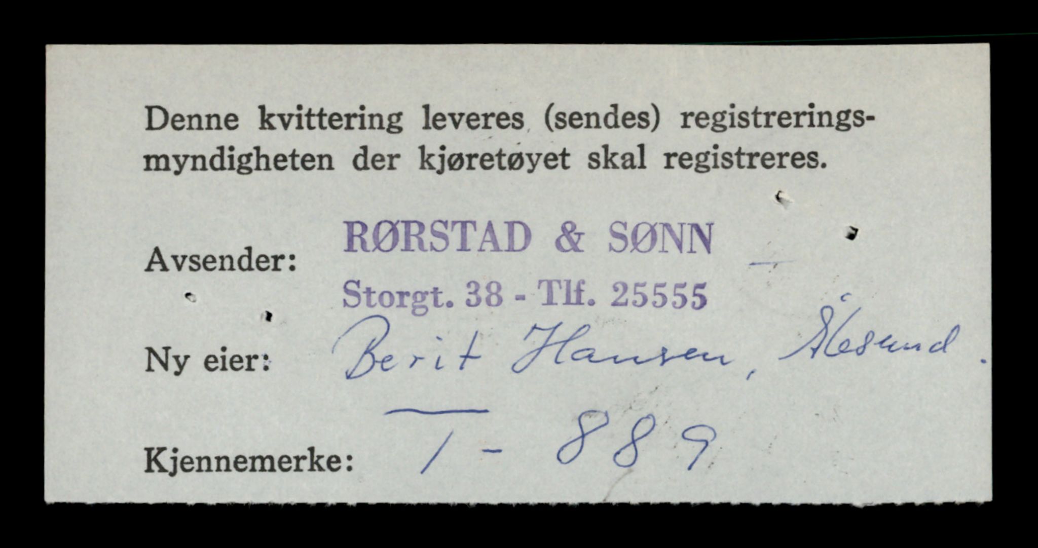 Møre og Romsdal vegkontor - Ålesund trafikkstasjon, AV/SAT-A-4099/F/Fe/L0026: Registreringskort for kjøretøy T 11046 - T 11160, 1927-1998, p. 2540