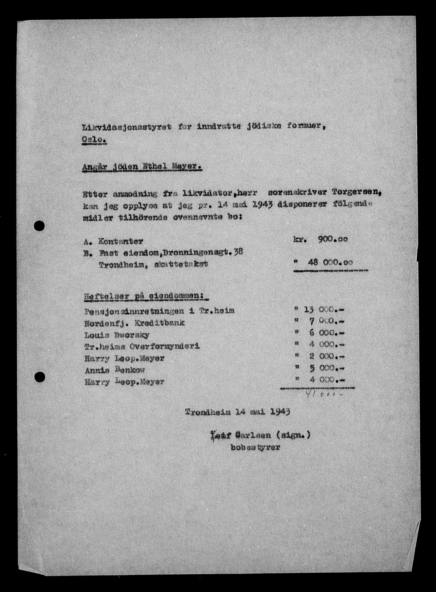 Justisdepartementet, Tilbakeføringskontoret for inndratte formuer, AV/RA-S-1564/H/Hc/Hca/L0905: --, 1945-1947, p. 585