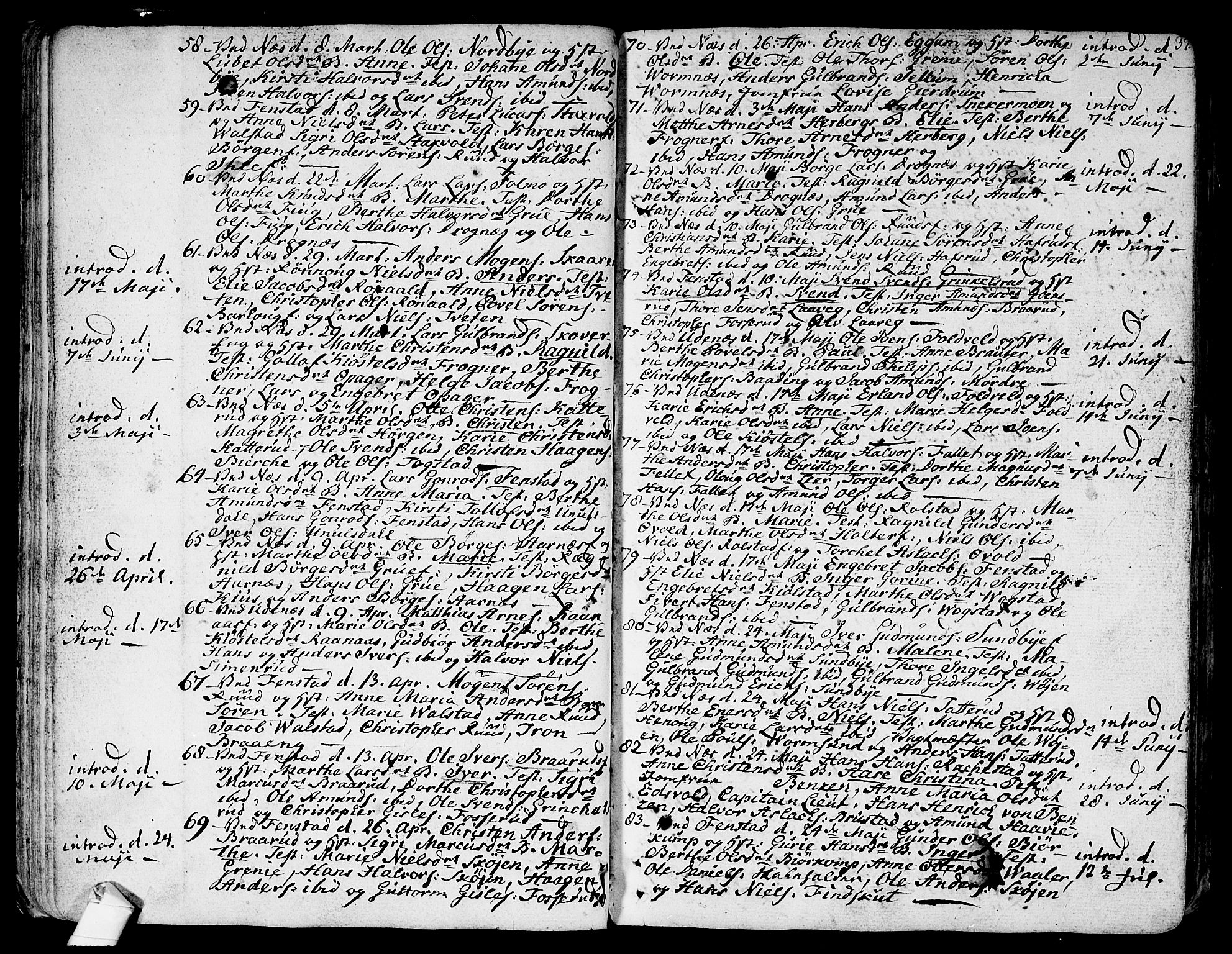 Nes prestekontor Kirkebøker, SAO/A-10410/F/Fa/L0004: Parish register (official) no. I 4, 1781-1816, p. 37