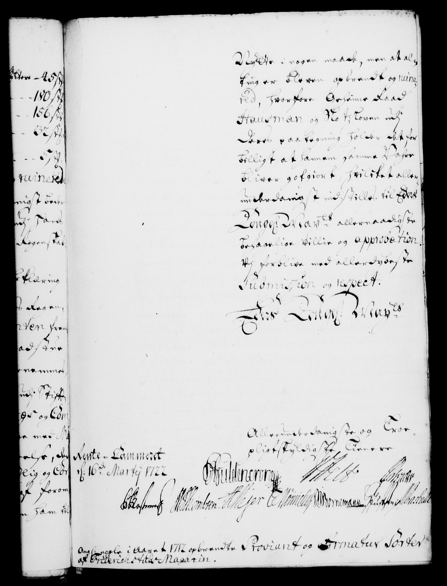 Rentekammeret, Kammerkanselliet, RA/EA-3111/G/Gf/Gfa/L0005: Norsk relasjons- og resolusjonsprotokoll (merket RK 52.5), 1722, p. 187