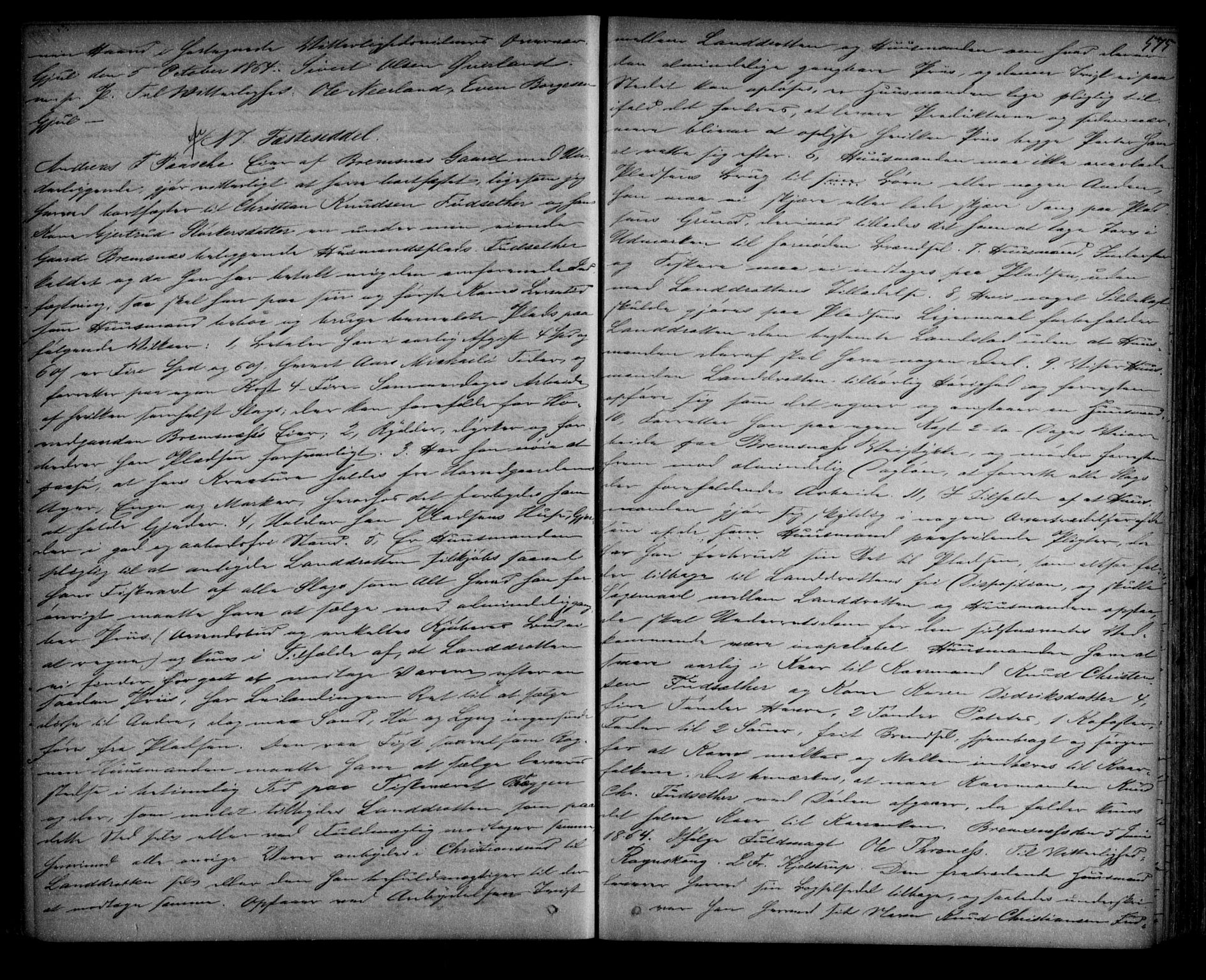 Nordmøre sorenskriveri, SAT/A-4132/1/2/2Ca/L0025: Mortgage book no. 16, 1862-1865, p. 575