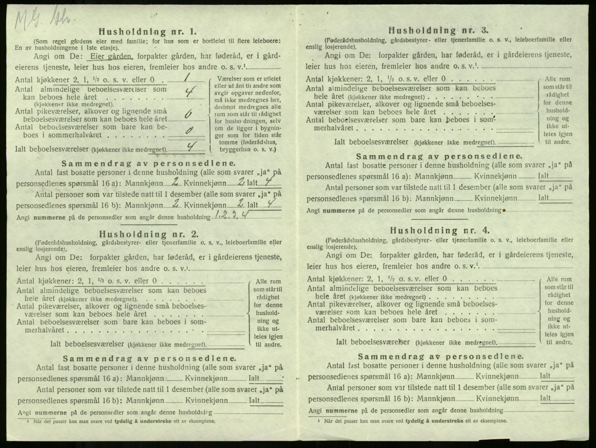 SAKO, 1920 census for Ramnes, 1920, p. 1151