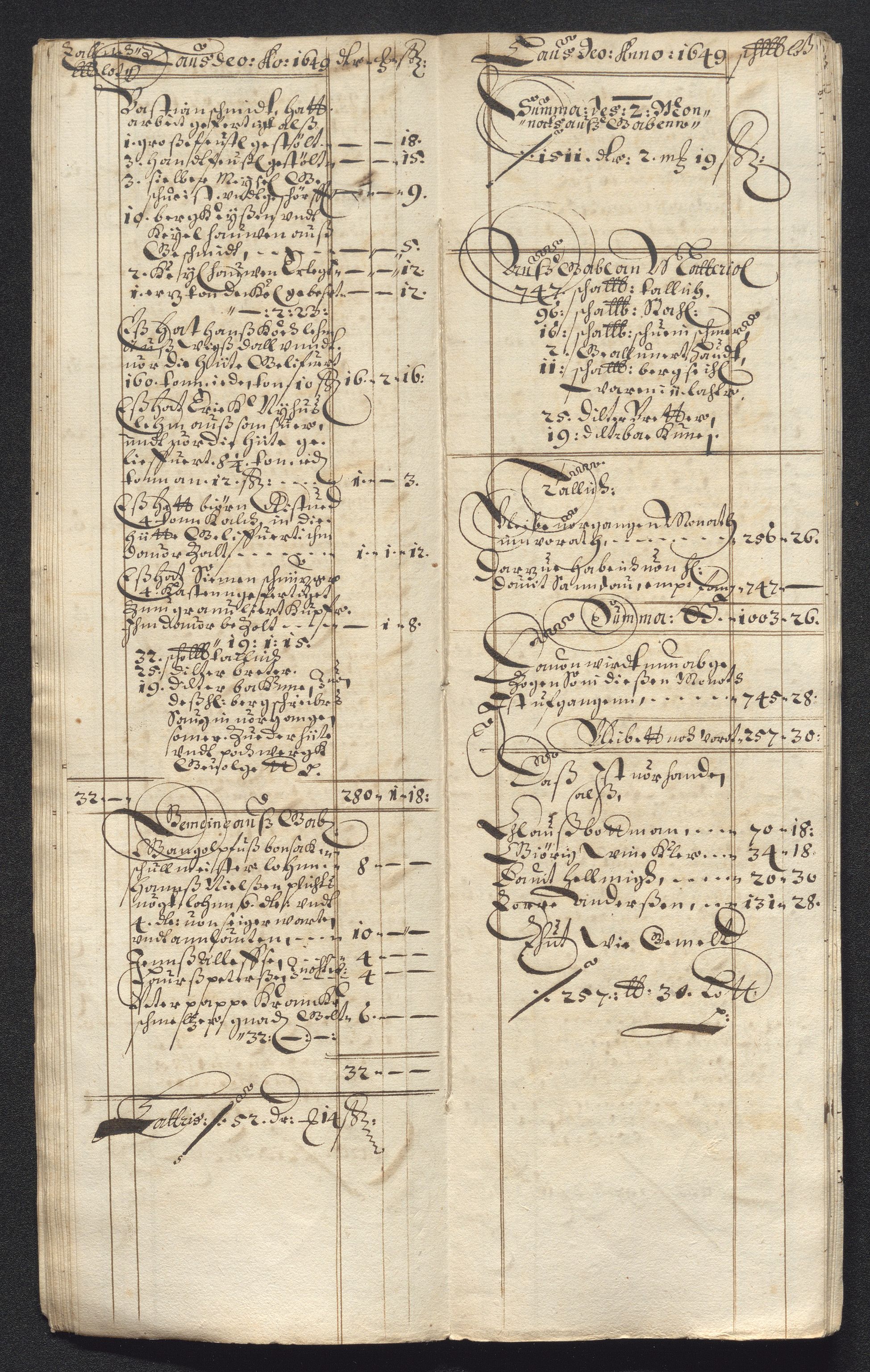 Kongsberg Sølvverk 1623-1816, AV/SAKO-EA-3135/001/D/Dc/Dcd/L0023: Utgiftsregnskap for gruver m.m., 1649, p. 217