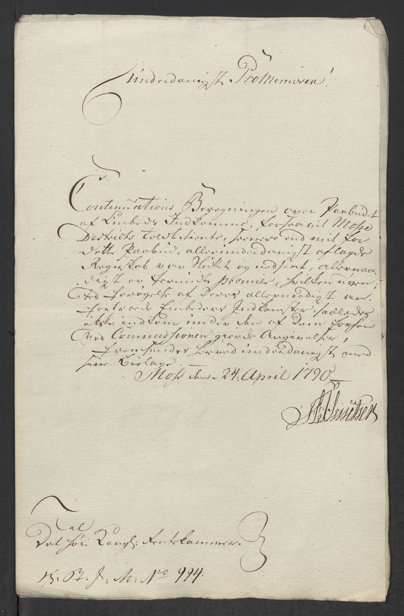 Rentekammeret inntil 1814, Reviderte regnskaper, Mindre regnskaper, AV/RA-EA-4068/Rf/Rfe/L0024: Modum Blåfarvevverk, Molde, Moss, 1789, p. 368