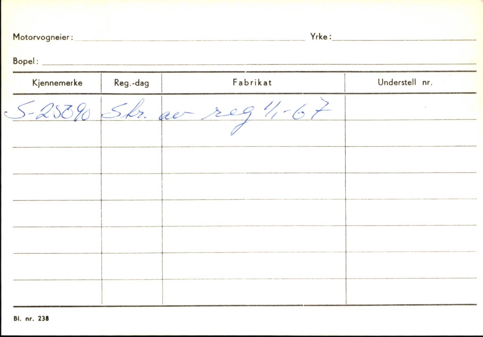 Statens vegvesen, Sogn og Fjordane vegkontor, SAB/A-5301/4/F/L0145: Registerkort Vågsøy S-Å. Årdal I-P, 1945-1975, p. 1037