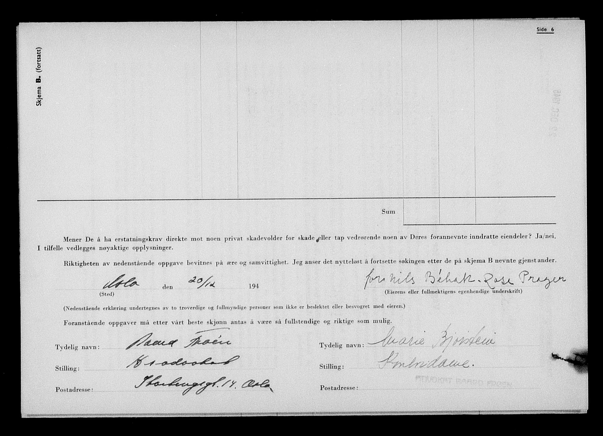 Justisdepartementet, Tilbakeføringskontoret for inndratte formuer, AV/RA-S-1564/H/Hc/Hcc/L0923: --, 1945-1947, p. 587