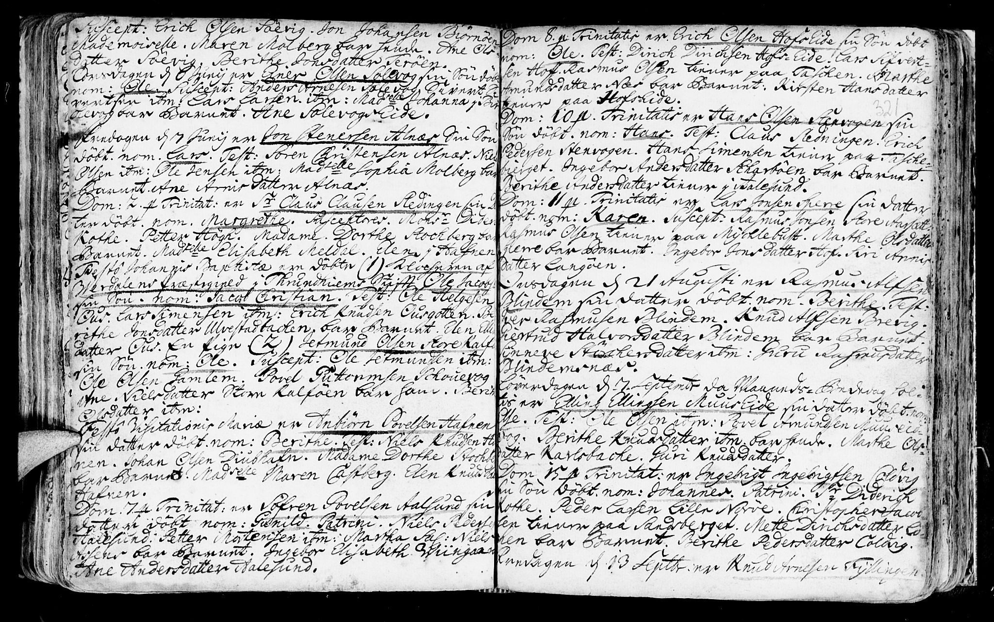 Ministerialprotokoller, klokkerbøker og fødselsregistre - Møre og Romsdal, AV/SAT-A-1454/528/L0390: Parish register (official) no. 528A01, 1698-1739, p. 320-321
