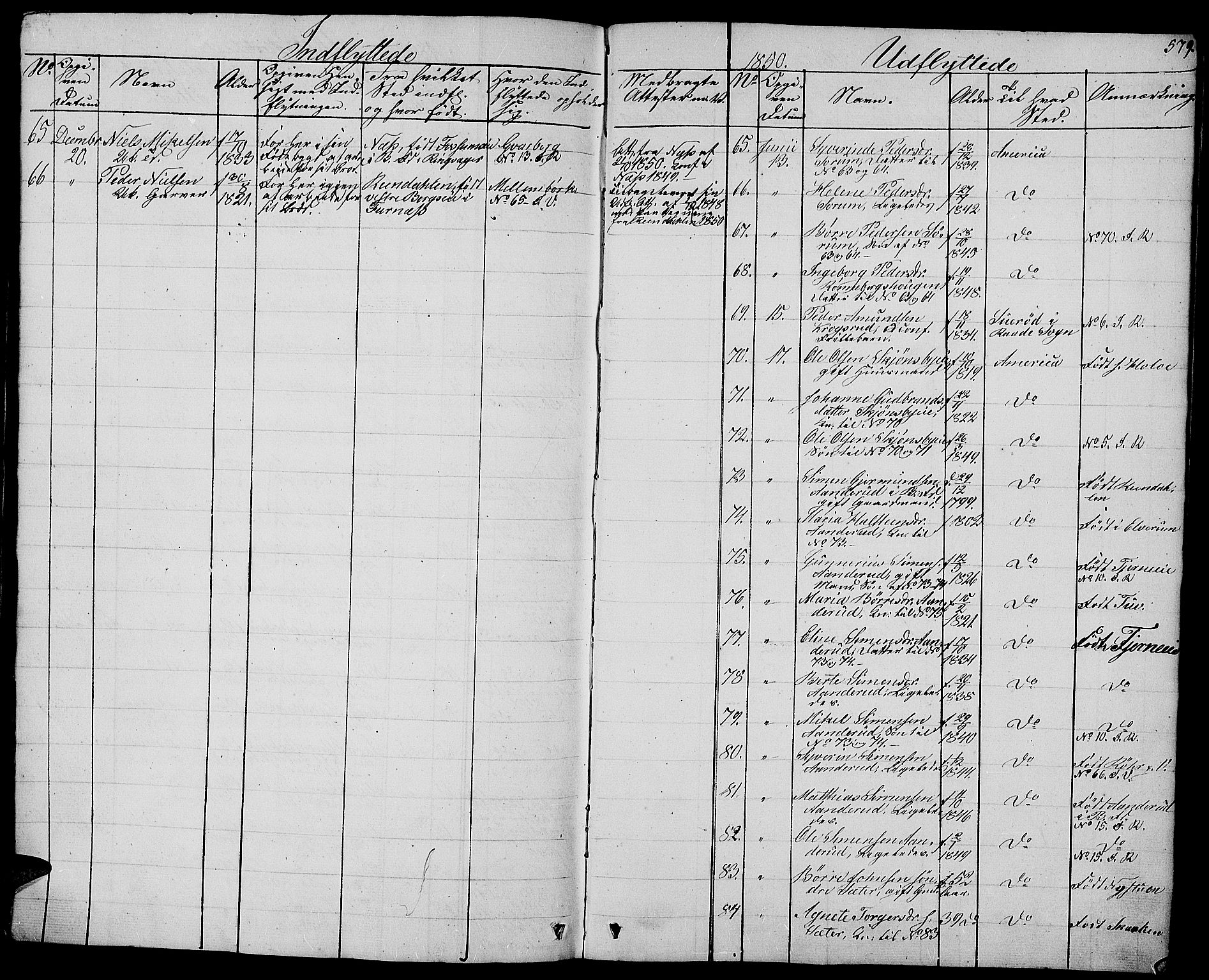 Ringsaker prestekontor, AV/SAH-PREST-014/L/La/L0005: Parish register (copy) no. 5, 1839-1850, p. 579