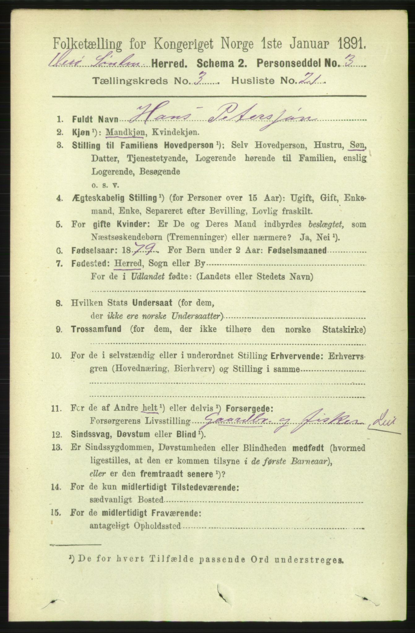 RA, 1891 census for 1515 Herøy, 1891, p. 1167