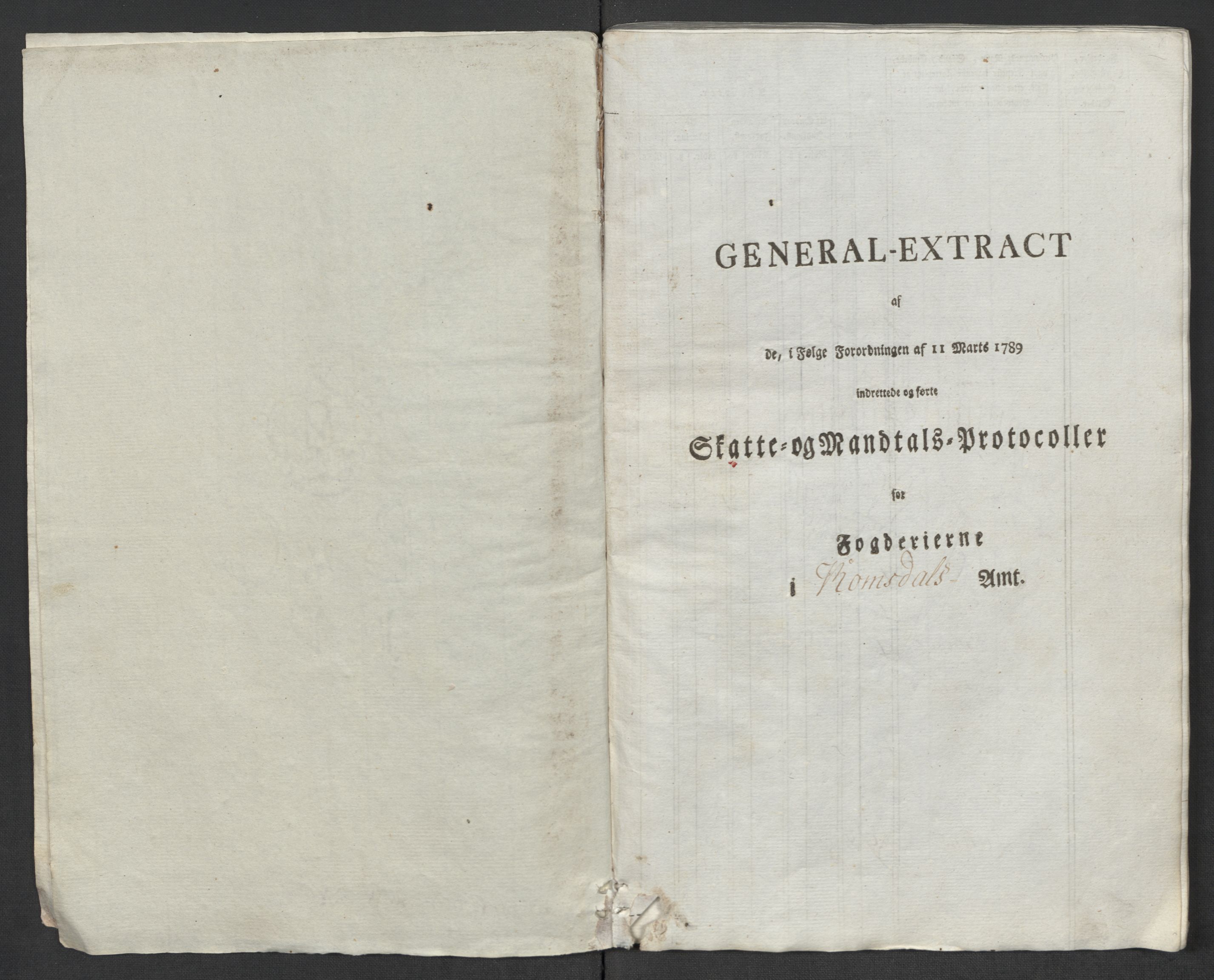 Rentekammeret inntil 1814, Reviderte regnskaper, Mindre regnskaper, RA/EA-4068/Rf/Rfe/L0049: Sunnhordland og Hardanger fogderi, Sunnmøre fogderi, 1789, p. 331