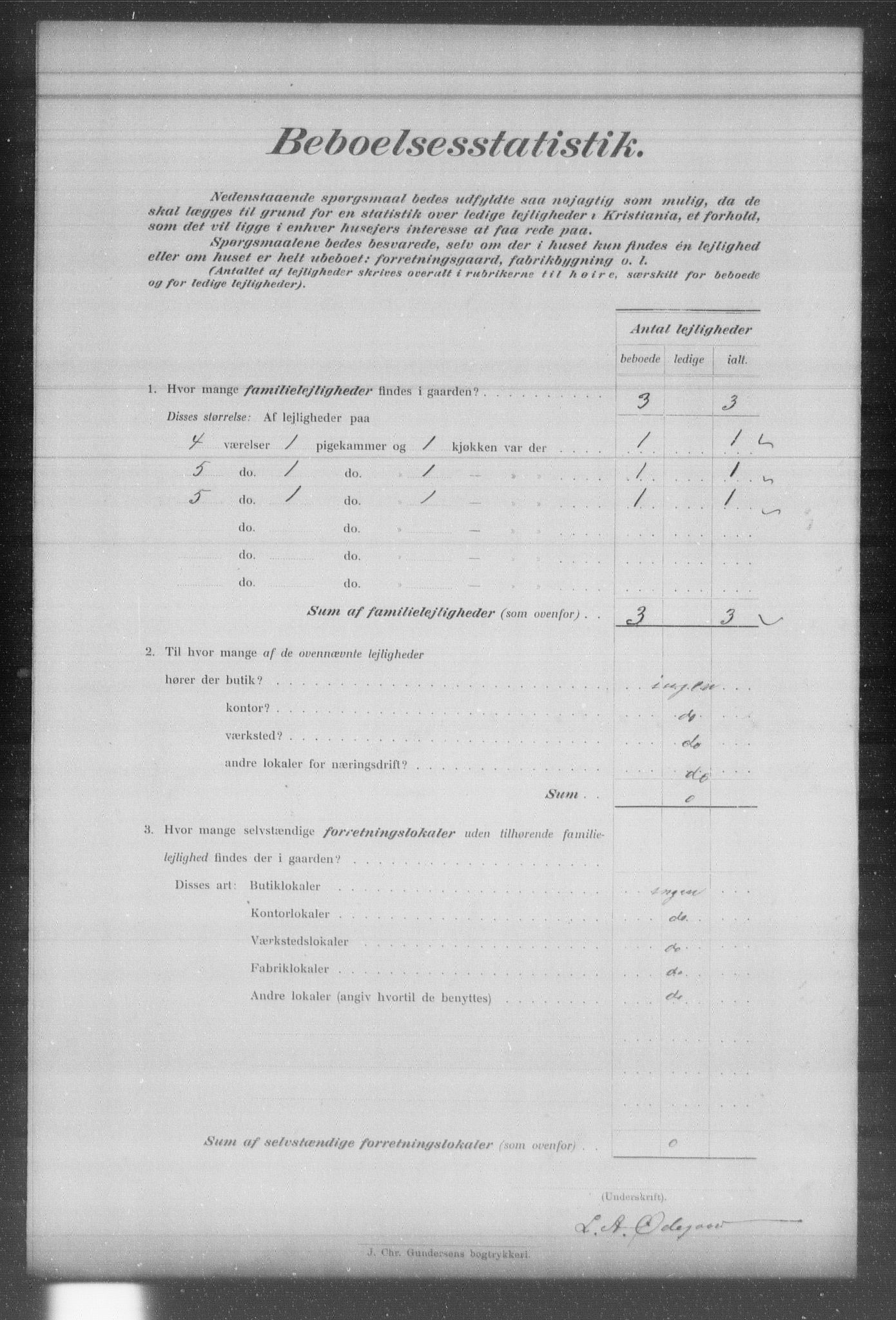 OBA, Municipal Census 1903 for Kristiania, 1903, p. 4832