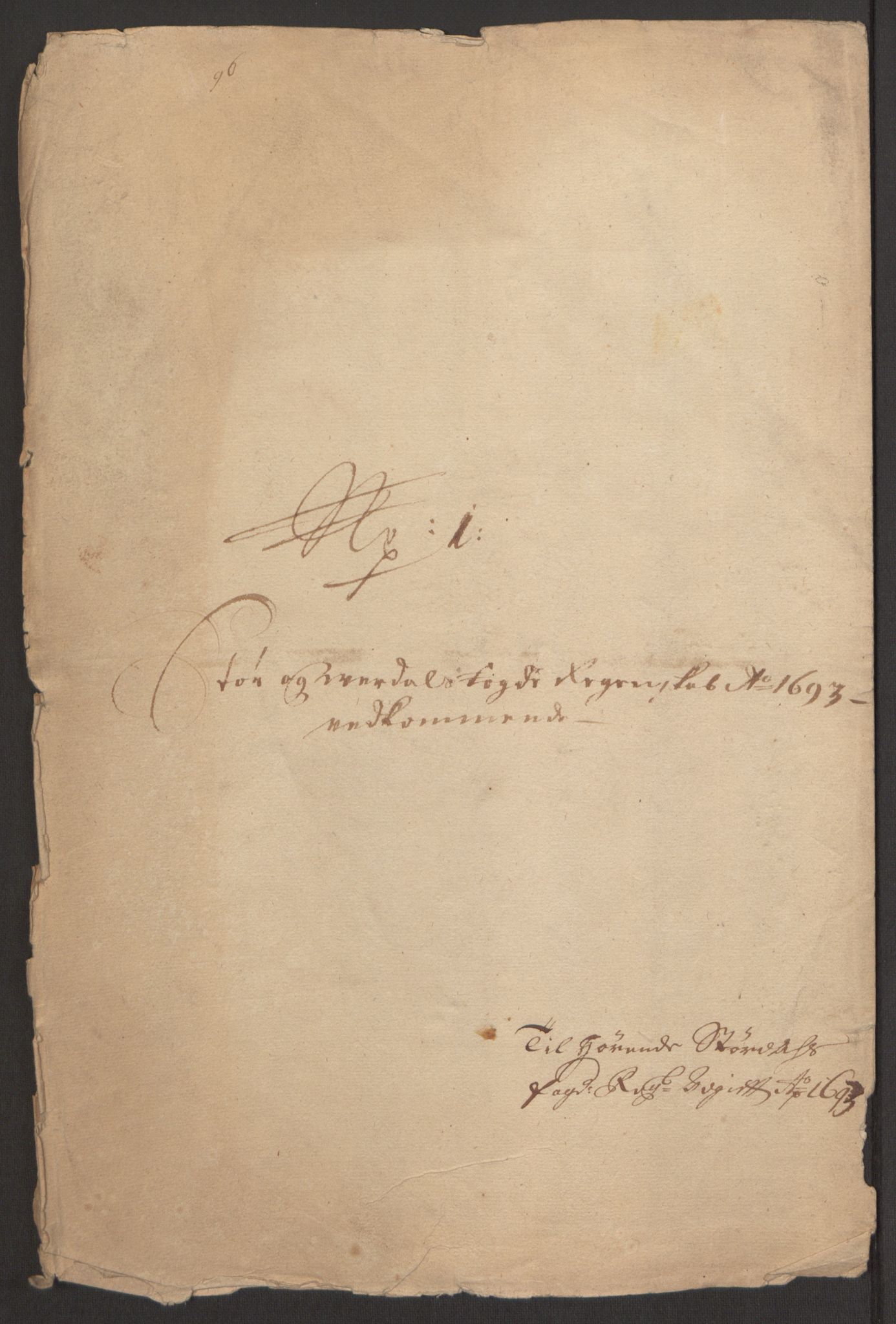 Rentekammeret inntil 1814, Reviderte regnskaper, Fogderegnskap, RA/EA-4092/R62/L4186: Fogderegnskap Stjørdal og Verdal, 1693-1694, p. 138