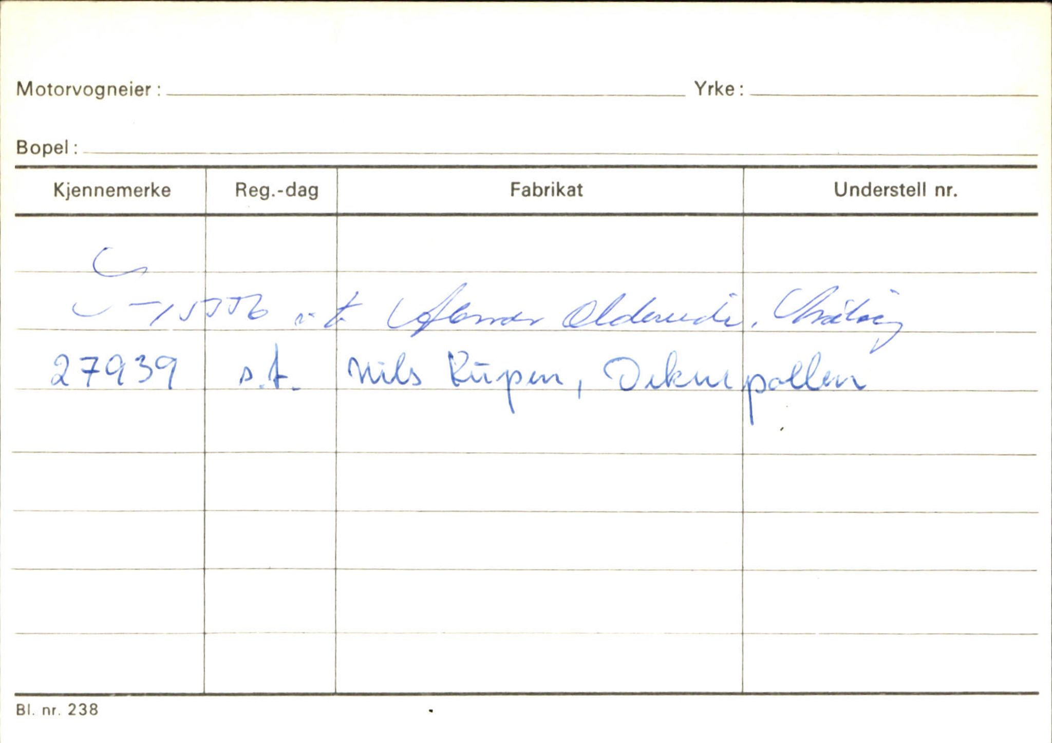 Statens vegvesen, Sogn og Fjordane vegkontor, AV/SAB-A-5301/4/F/L0144: Registerkort Vågsøy A-R, 1945-1975, p. 781