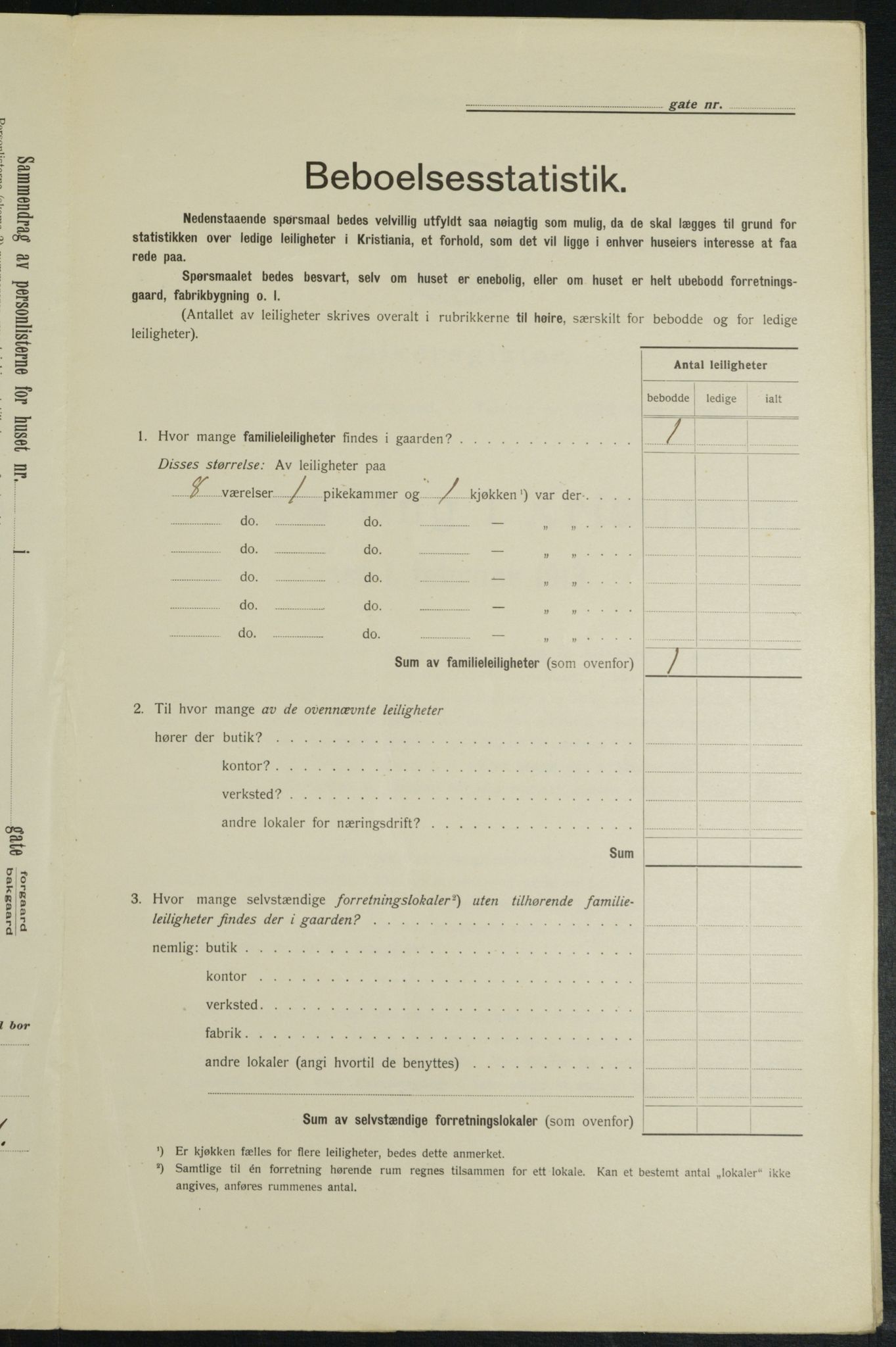 OBA, Municipal Census 1913 for Kristiania, 1913, p. 119670