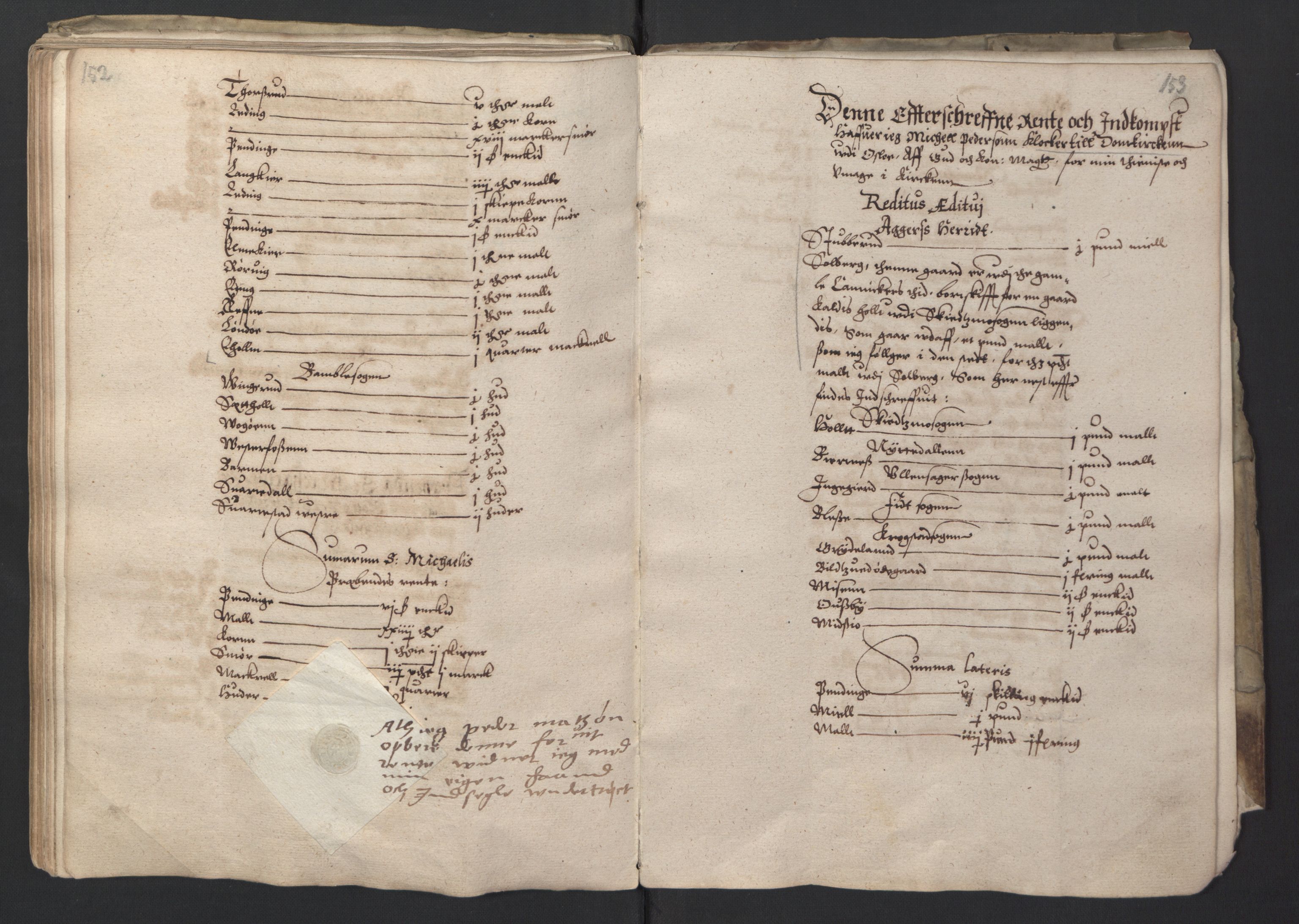 Stattholderembetet 1572-1771, AV/RA-EA-2870/Ek/L0001/0001: Jordebøker før 1624 og til utligning av garnisonsskatt 1624-1626: / Jordebok for Oslo kapitel, 1595, p. 91