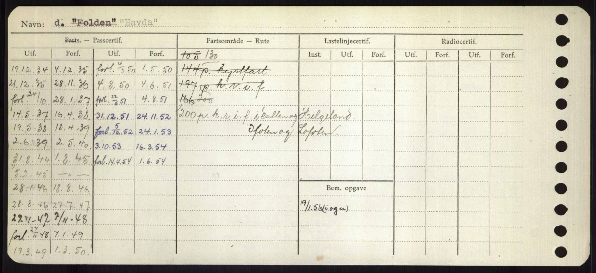 Sjøfartsdirektoratet med forløpere, Skipsmålingen, RA/S-1627/H/Hd/L0014: Fartøy, H-Havl, p. 504