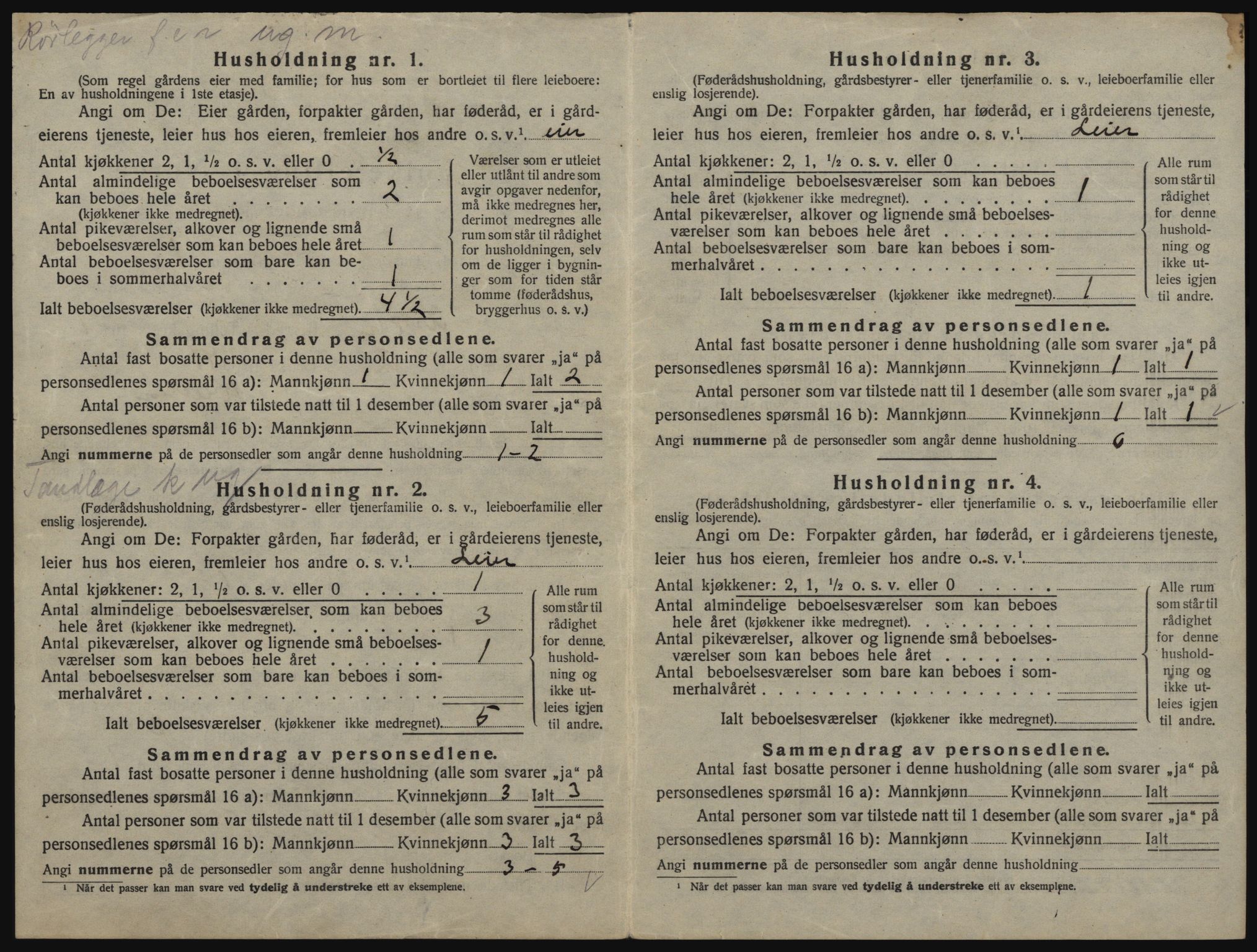 SAO, 1920 census for Asker, 1920, p. 47