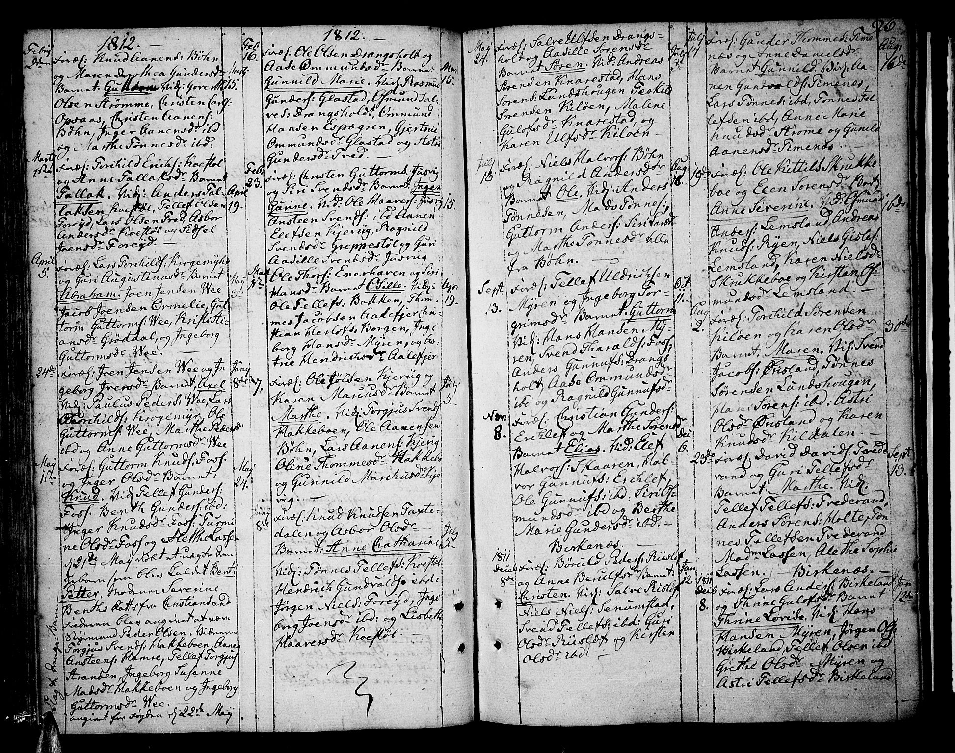 Tveit sokneprestkontor, AV/SAK-1111-0043/F/Fa/L0001: Parish register (official) no. A 1, 1794-1819, p. 96