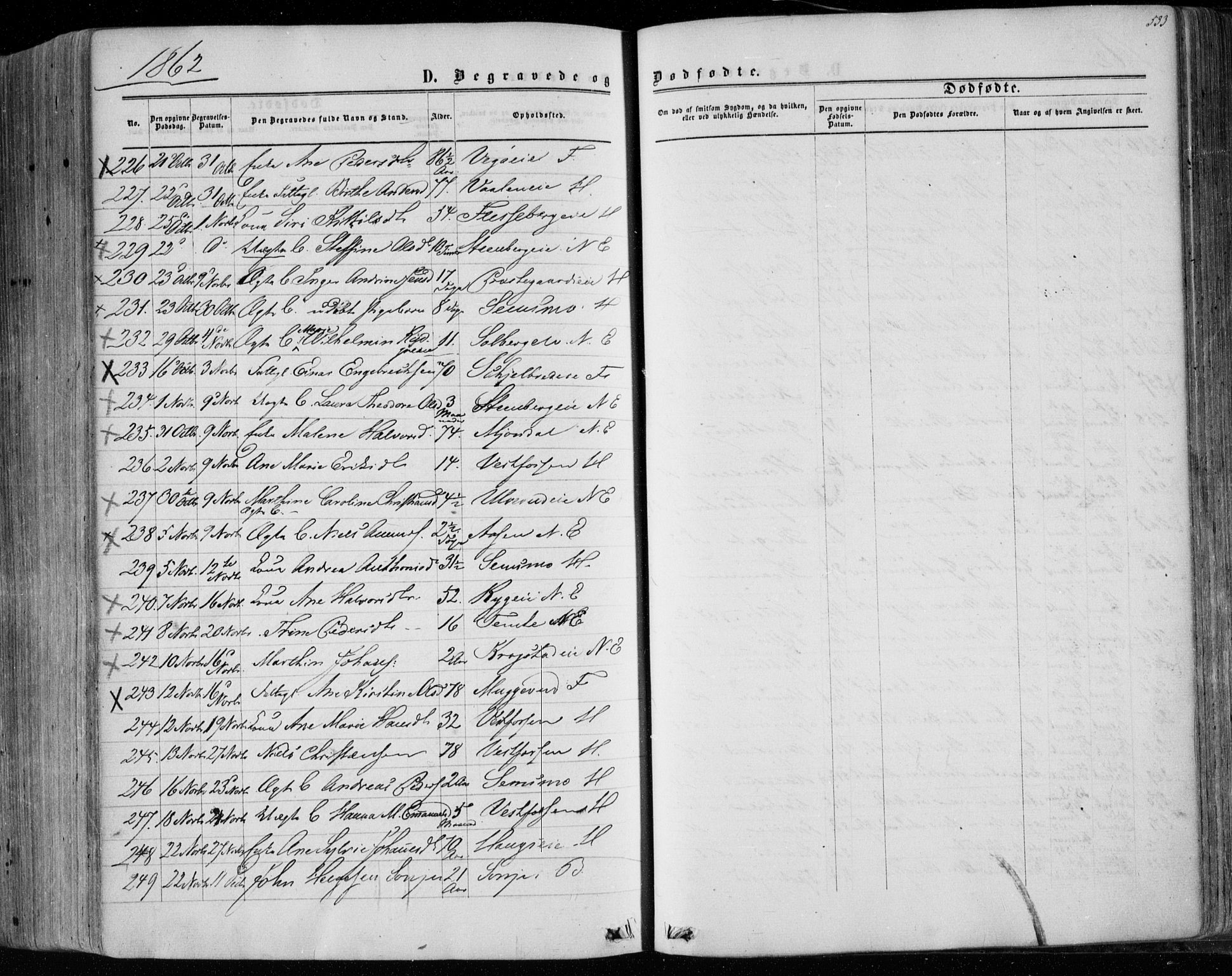 Eiker kirkebøker, AV/SAKO-A-4/F/Fa/L0016: Parish register (official) no. I 16, 1860-1868, p. 533