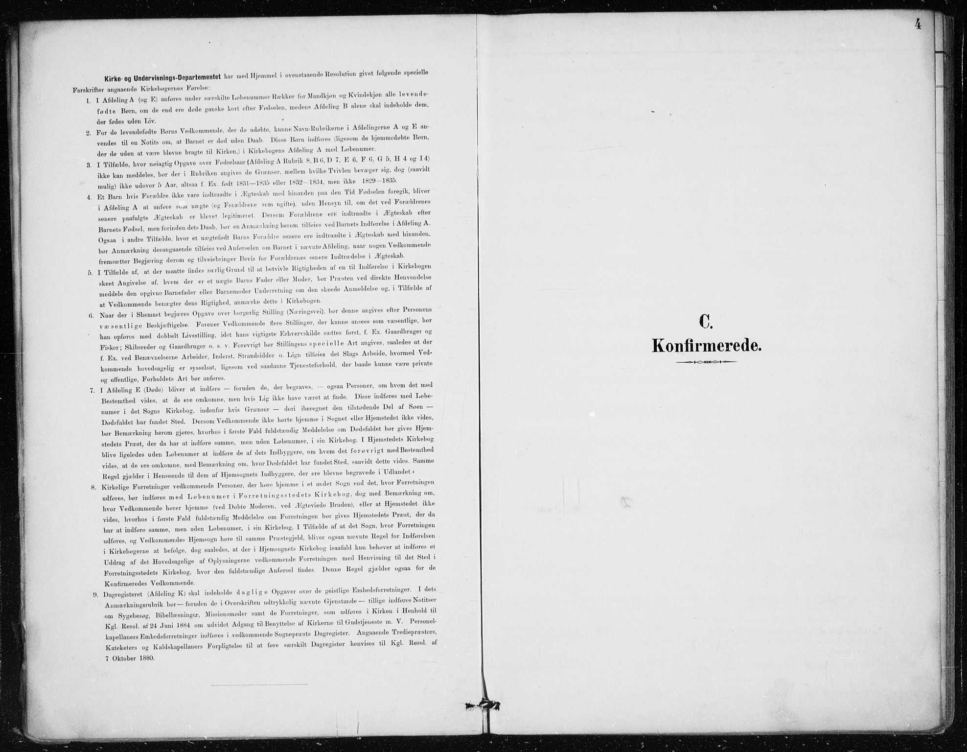 Mariakirken Sokneprestembete, SAB/A-76901/H/Haa/L0013: Parish register (official) no. C 1, 1889-1900, p. 4