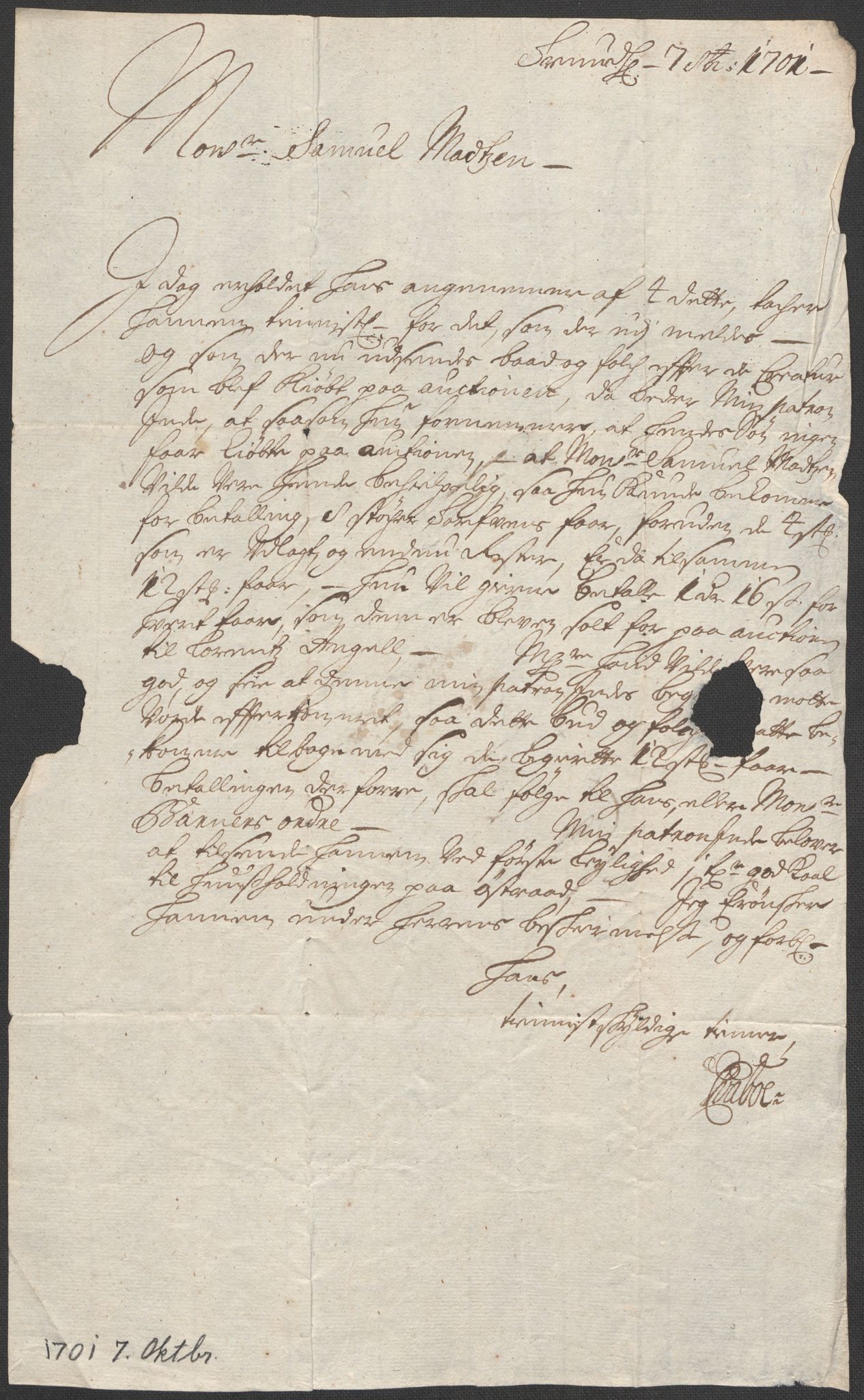 Riksarkivets diplomsamling, RA/EA-5965/F12/L0008: Pk. 8 (II), 1602-1704, p. 160