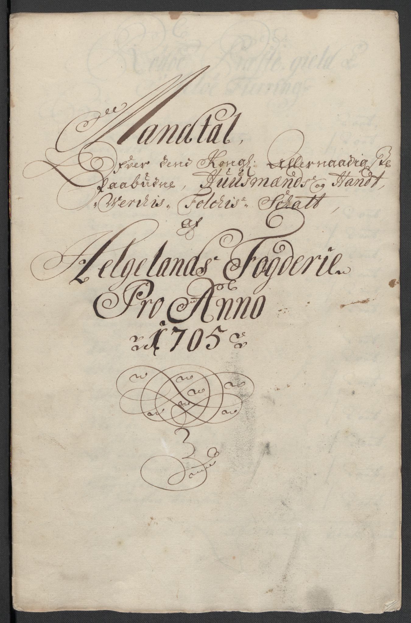 Rentekammeret inntil 1814, Reviderte regnskaper, Fogderegnskap, RA/EA-4092/R65/L4508: Fogderegnskap Helgeland, 1702-1705, p. 469