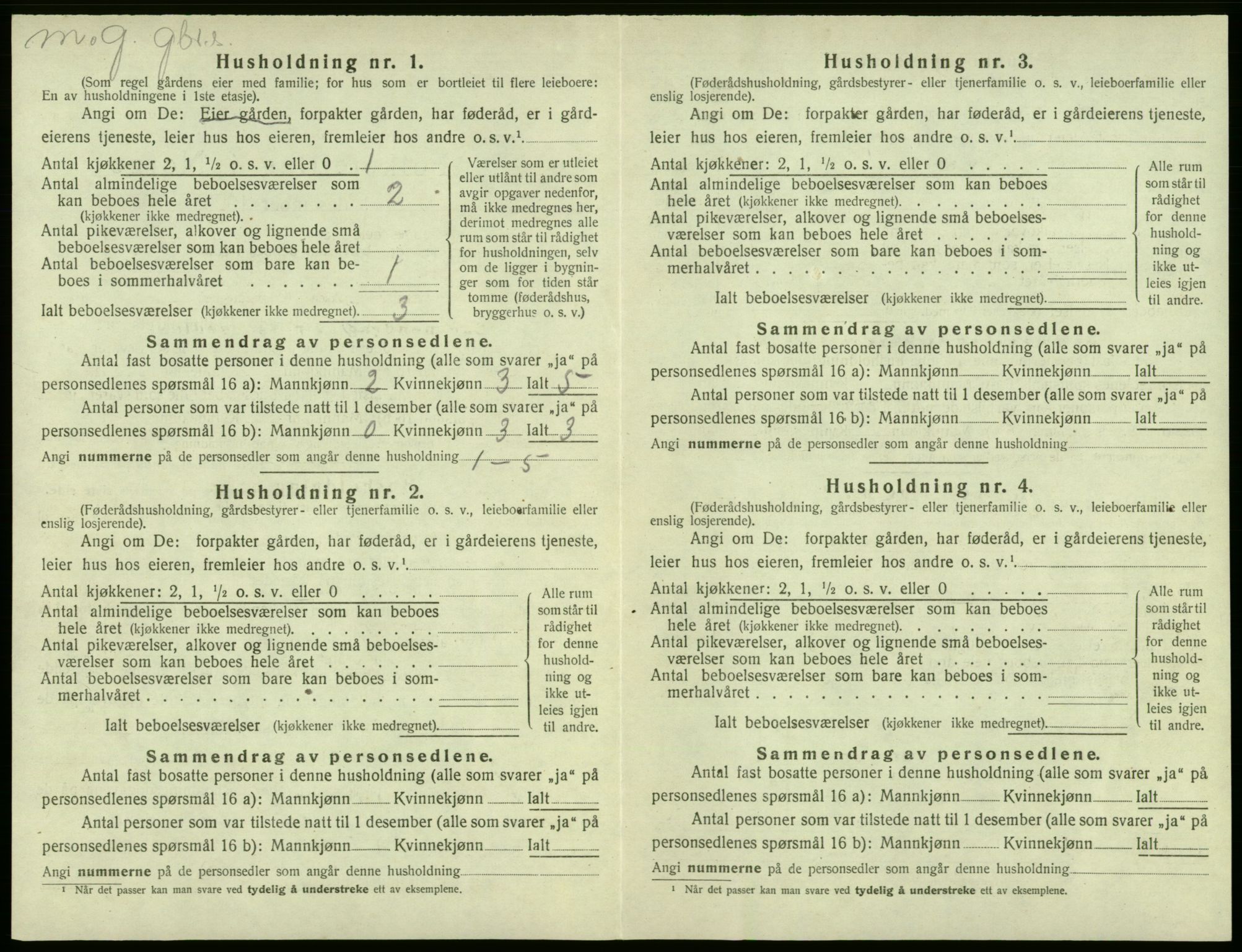 SAB, 1920 census for Sund, 1920, p. 514