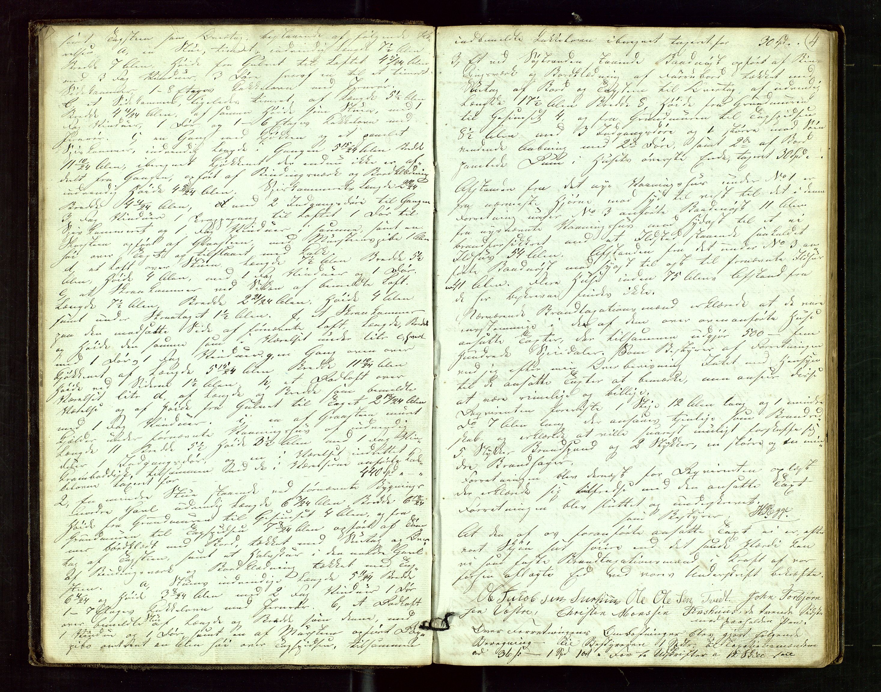 Skjold lensmannskontor, AV/SAST-A-100182/Goa/L0001: "Brandtaxations-Protocol for Skjold Thinglaug i Ryfylke", 1853-1890, p. 3b-4a