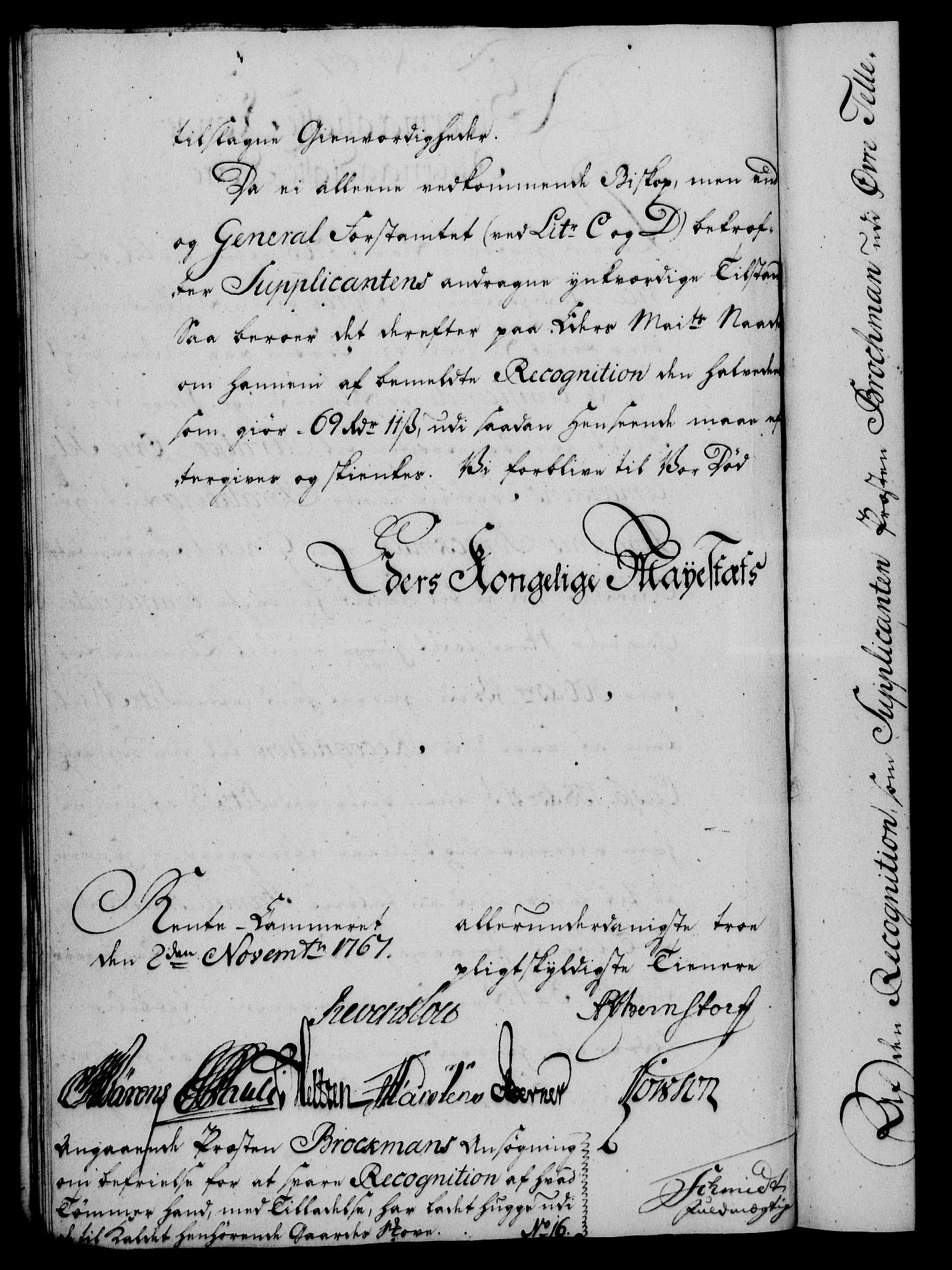 Rentekammeret, Kammerkanselliet, AV/RA-EA-3111/G/Gf/Gfa/L0049: Norsk relasjons- og resolusjonsprotokoll (merket RK 52.49), 1767, p. 303