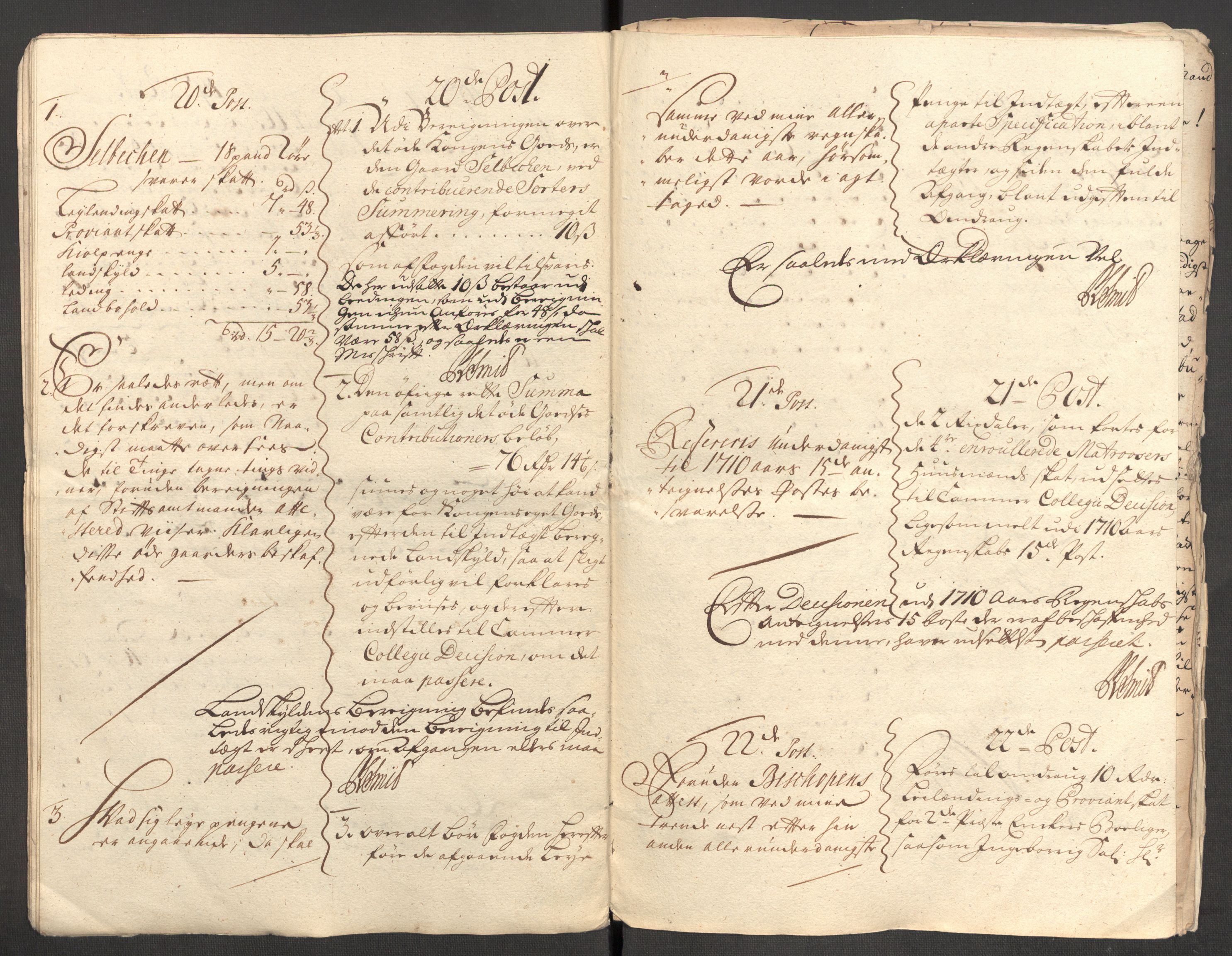 Rentekammeret inntil 1814, Reviderte regnskaper, Fogderegnskap, RA/EA-4092/R57/L3860: Fogderegnskap Fosen, 1711, p. 235