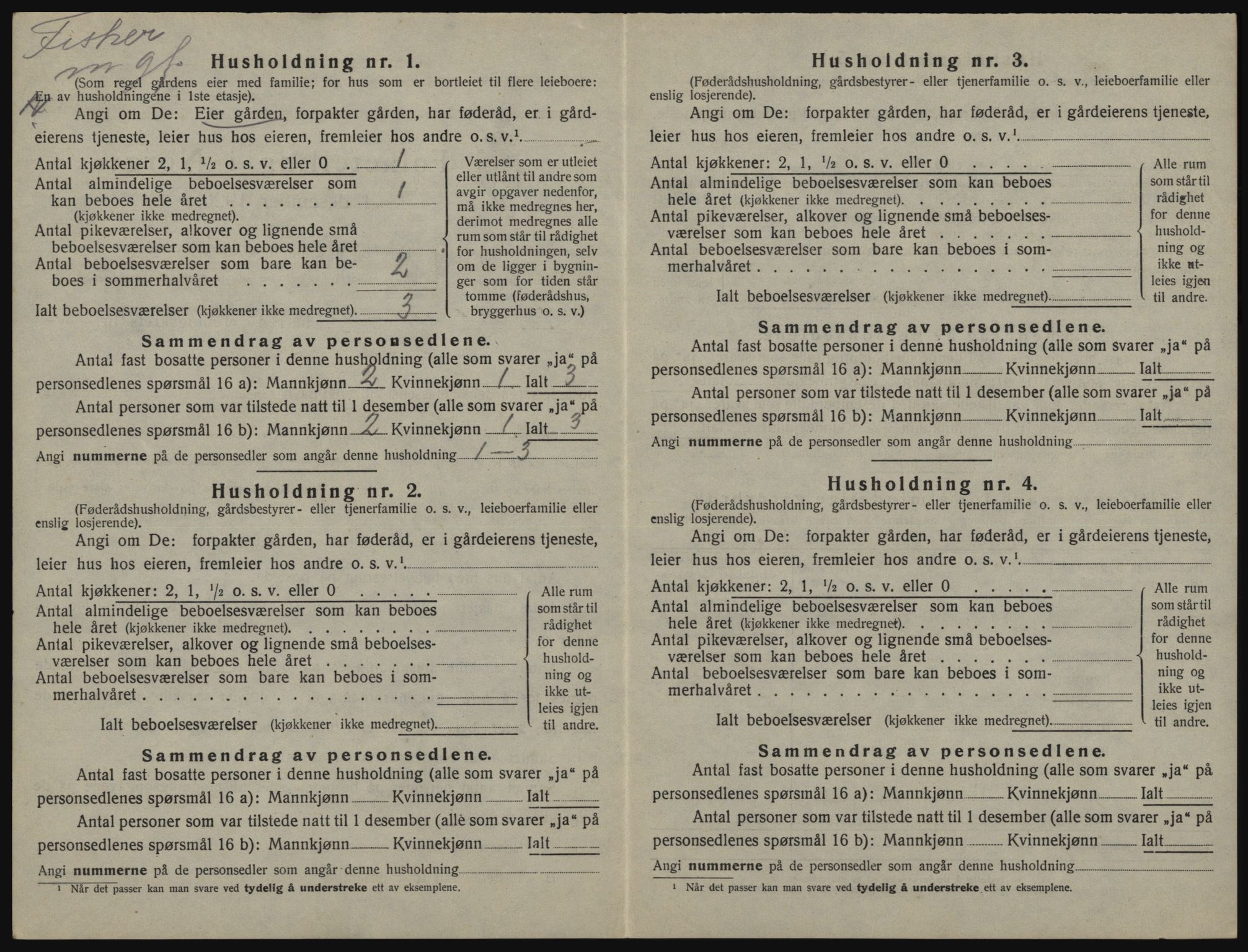 SATØ, 1920 census for Berlevåg, 1920, p. 414