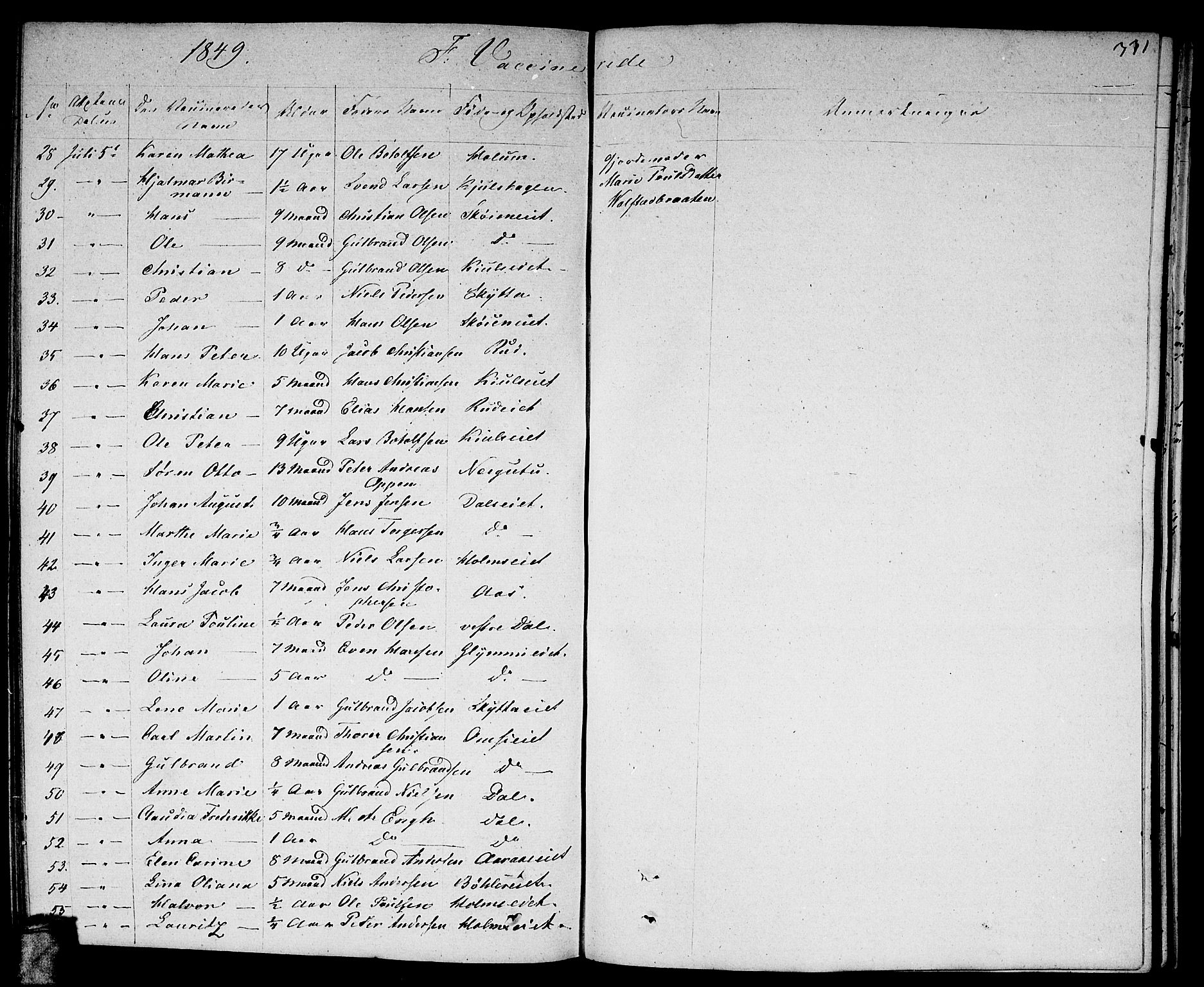 Nittedal prestekontor Kirkebøker, AV/SAO-A-10365a/F/Fa/L0004: Parish register (official) no. I 4, 1836-1849, p. 331