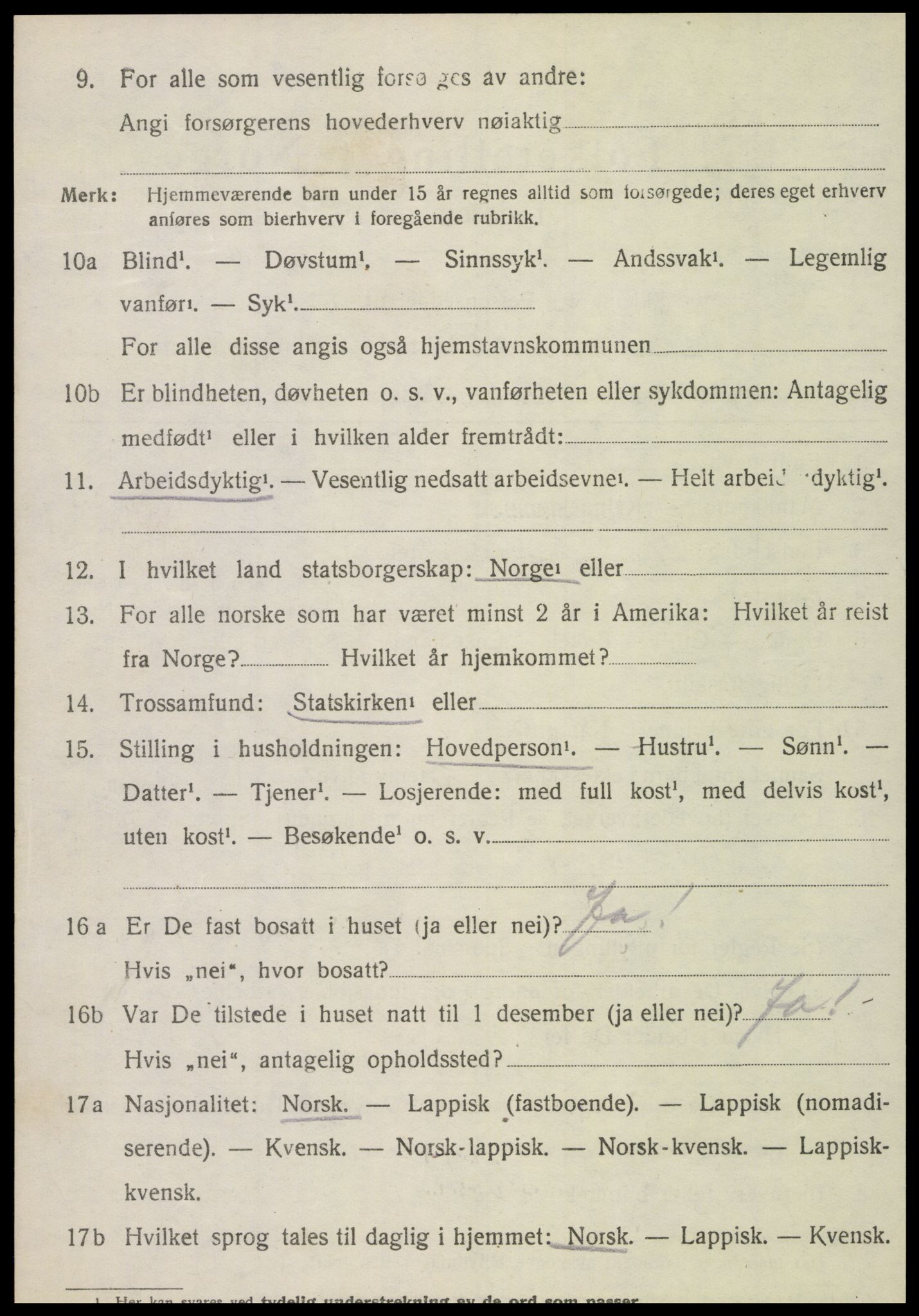 SAT, 1920 census for Nærøy, 1920, p. 2932