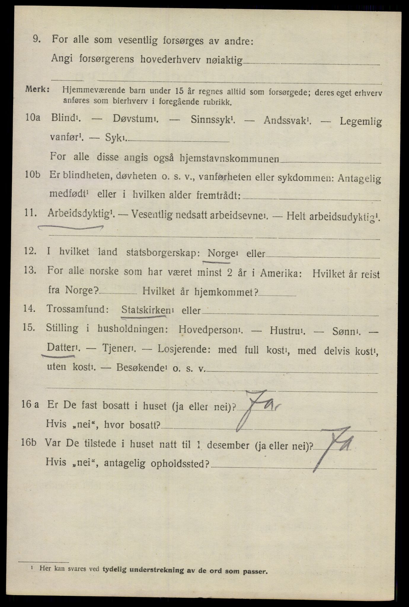 SAO, 1920 census for Lillestrøm, 1920, p. 2029