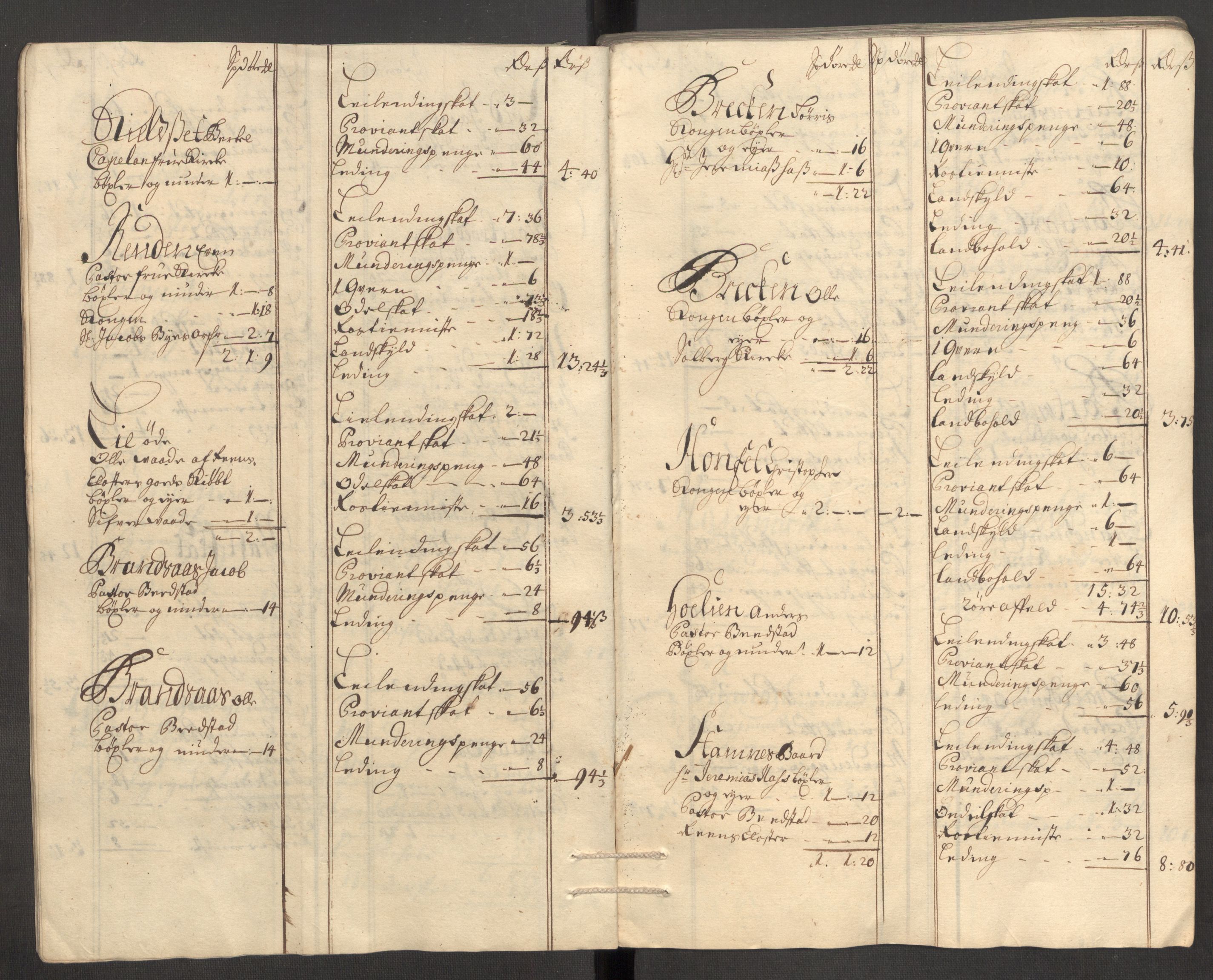 Rentekammeret inntil 1814, Reviderte regnskaper, Fogderegnskap, AV/RA-EA-4092/R63/L4316: Fogderegnskap Inderøy, 1708, p. 35