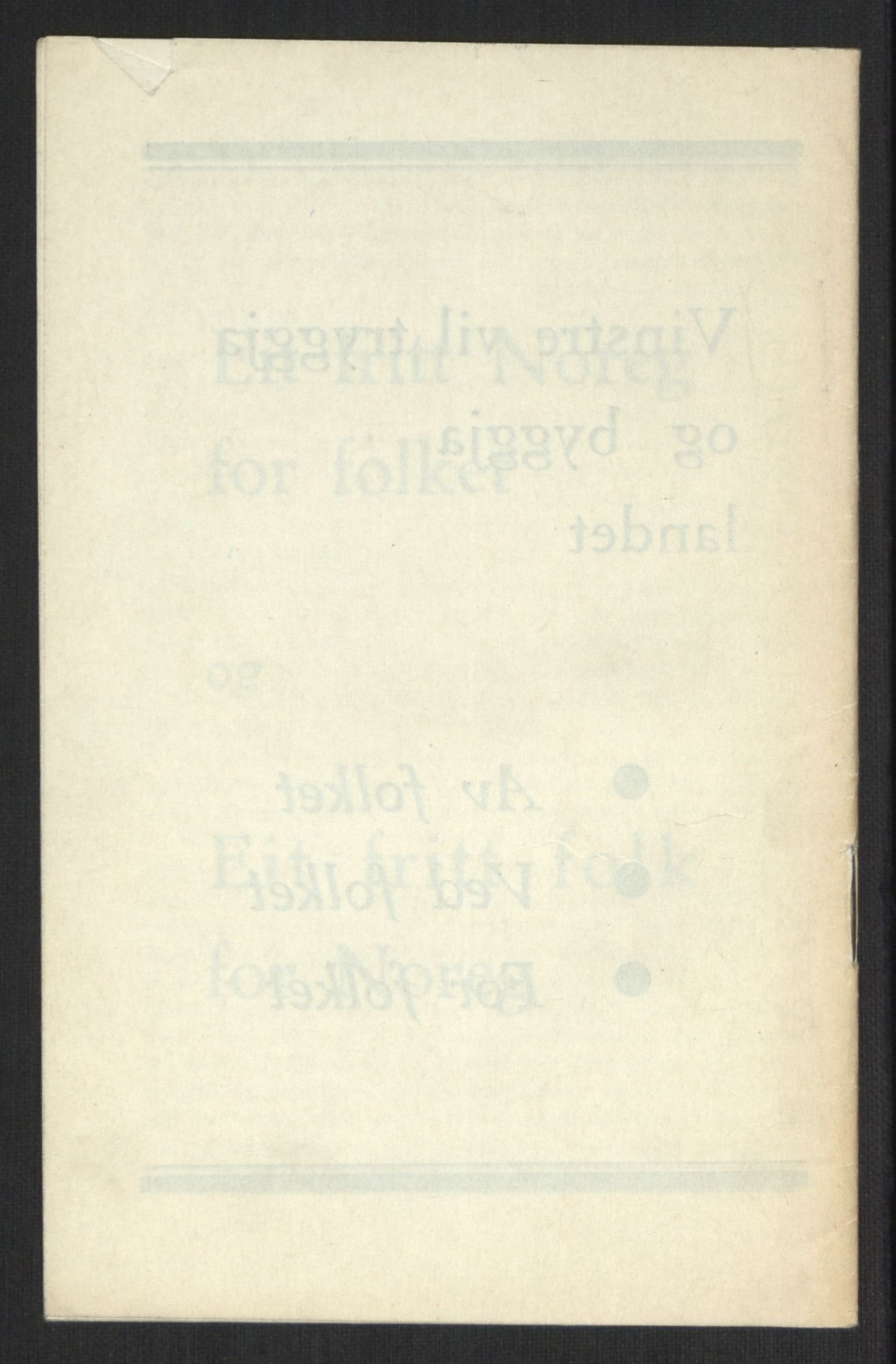 Venstres Hovedorganisasjon, AV/RA-PA-0876/X/L0001: De eldste skrifter, 1860-1936, p. 1074