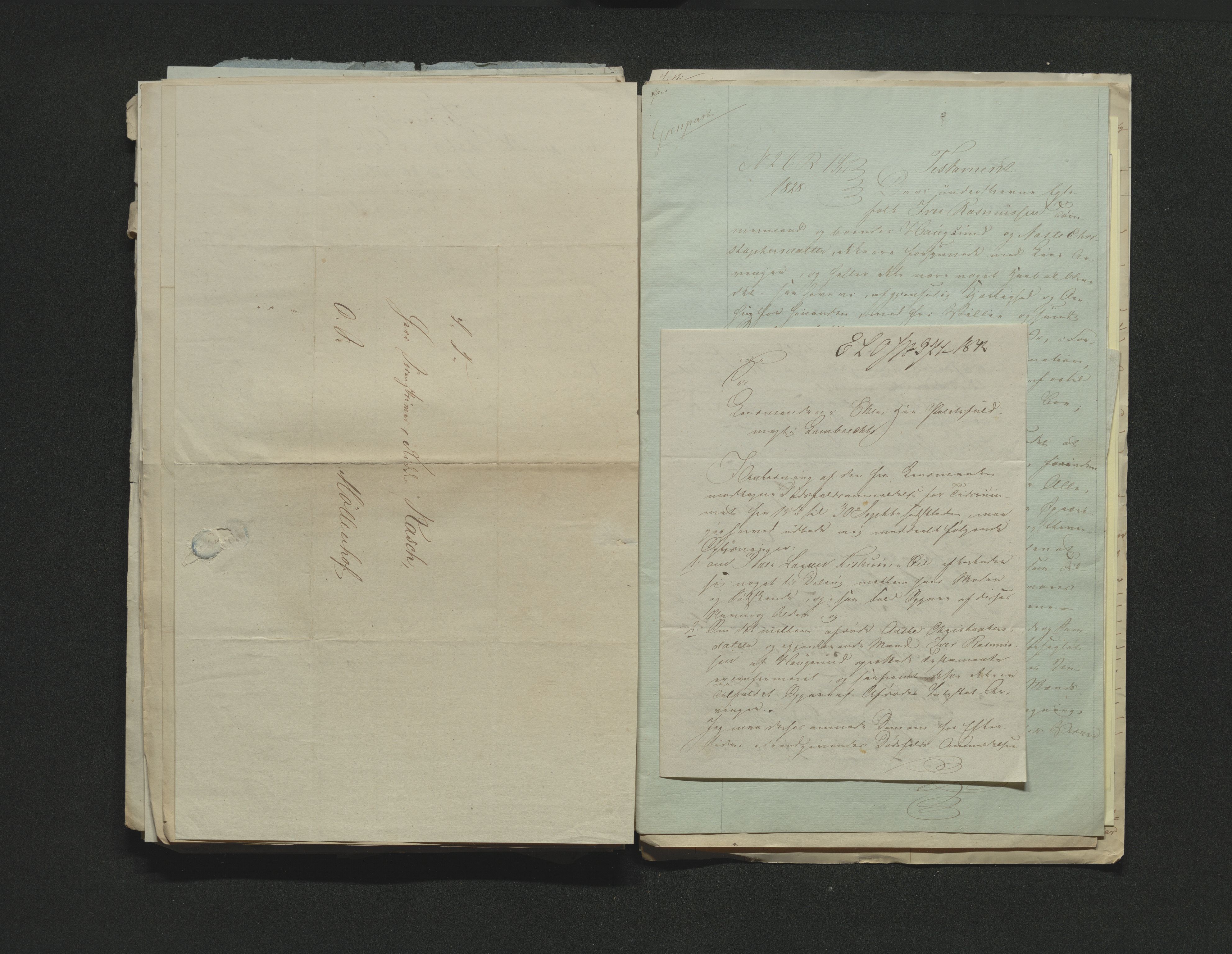 Eiker, Modum og Sigdal sorenskriveri, AV/SAKO-A-123/H/Ha/Hab/L0006: Dødsfallsmeldinger, 1841-1845
