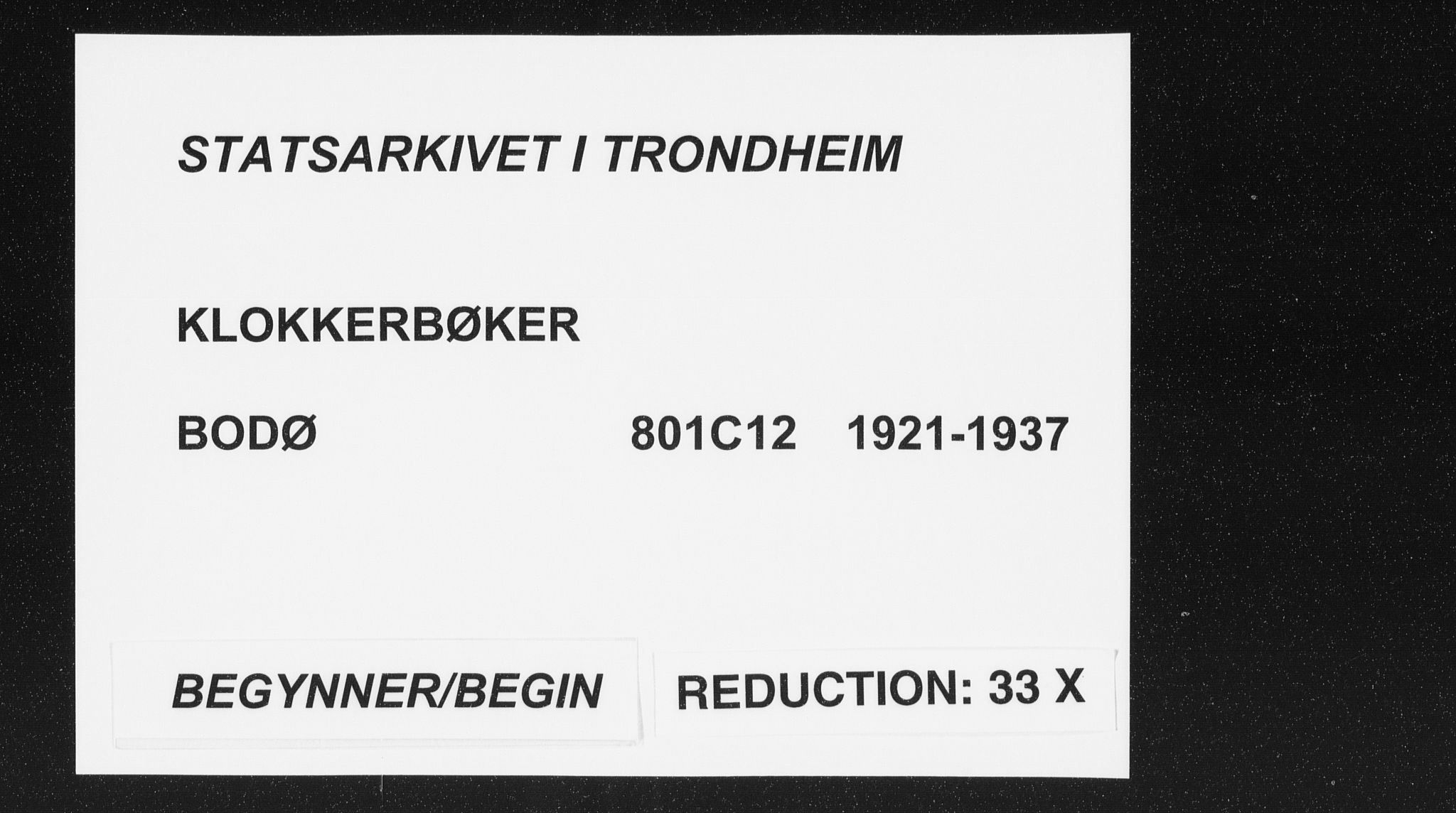 Ministerialprotokoller, klokkerbøker og fødselsregistre - Nordland, SAT/A-1459/801/L0037: Parish register (copy) no. 801C12, 1921-1937