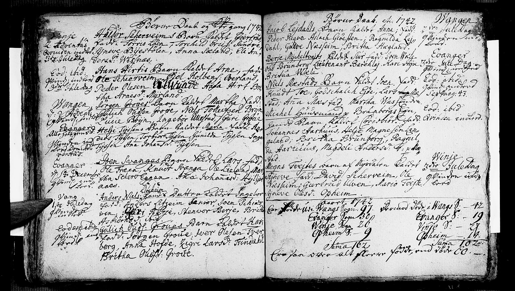 Voss sokneprestembete, AV/SAB-A-79001/H/Haa: Parish register (official) no. A 5, 1736-1743, p. 121