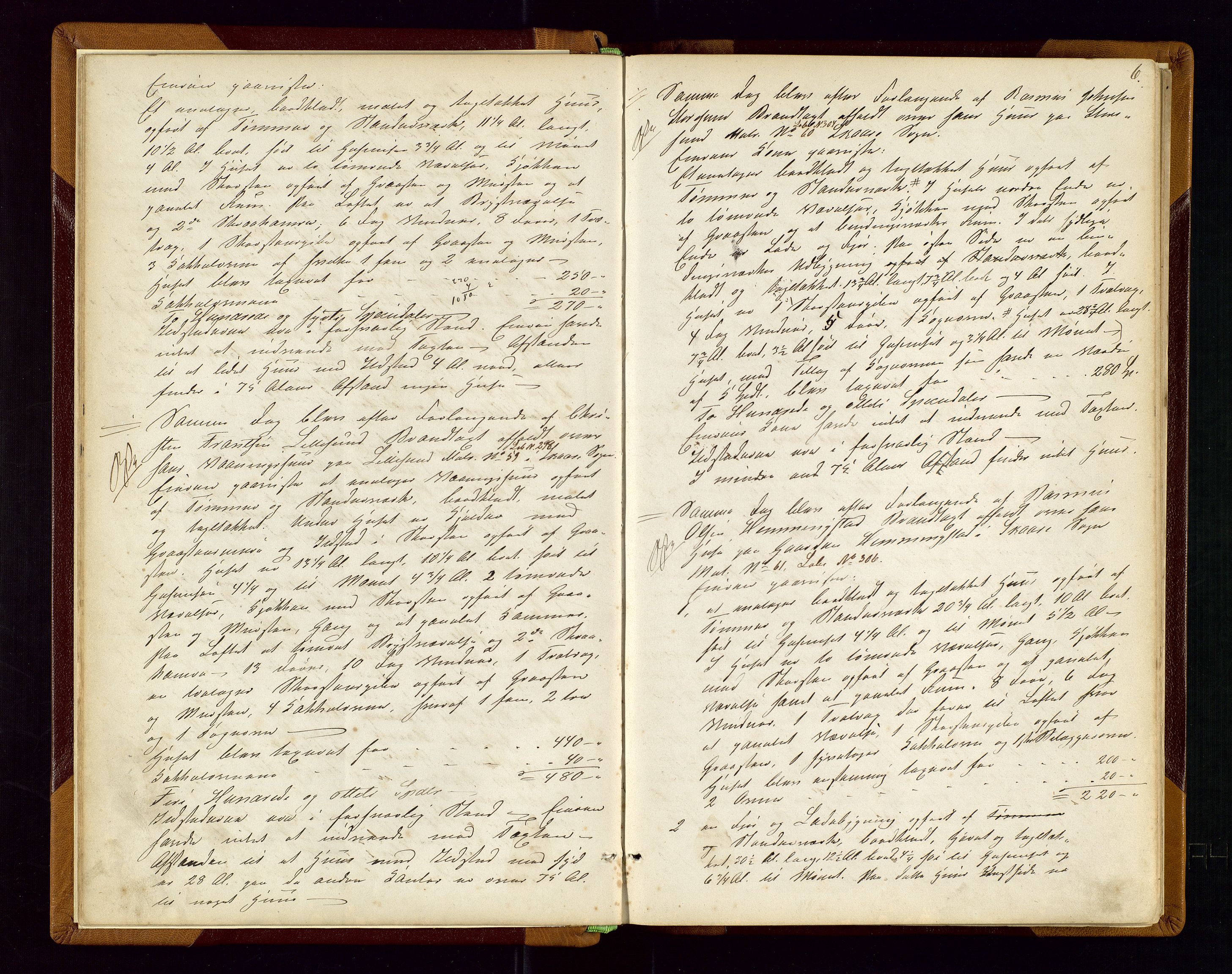 Torvestad lensmannskontor, AV/SAST-A-100307/1/Goa/L0001: "Brandtaxationsprotokol for Torvestad Thinglag", 1867-1883, p. 5b-6a