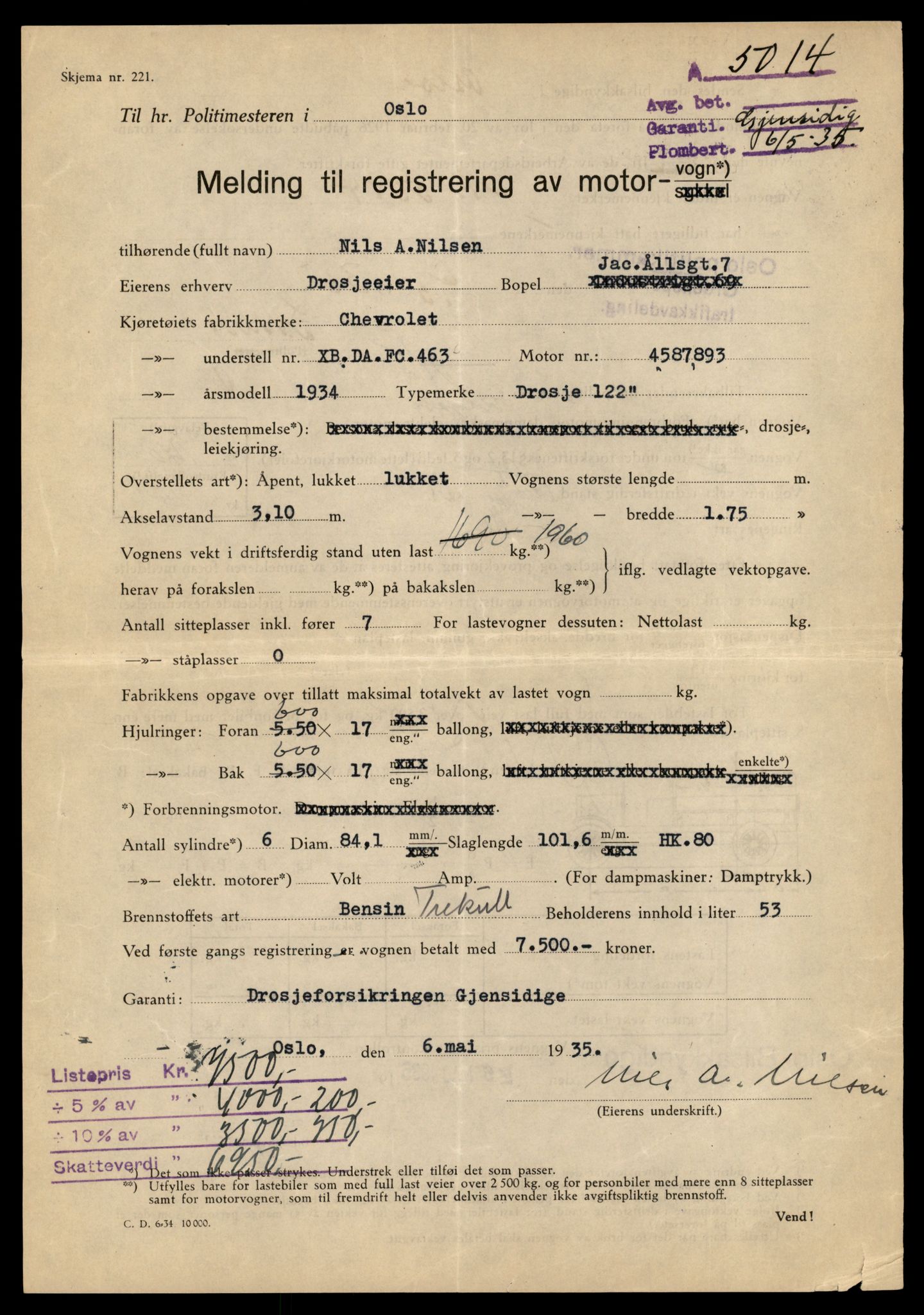 Møre og Romsdal vegkontor - Ålesund trafikkstasjon, AV/SAT-A-4099/F/Fe/L0042: Registreringskort for kjøretøy T 13906 - T 14079, 1927-1998, p. 2227