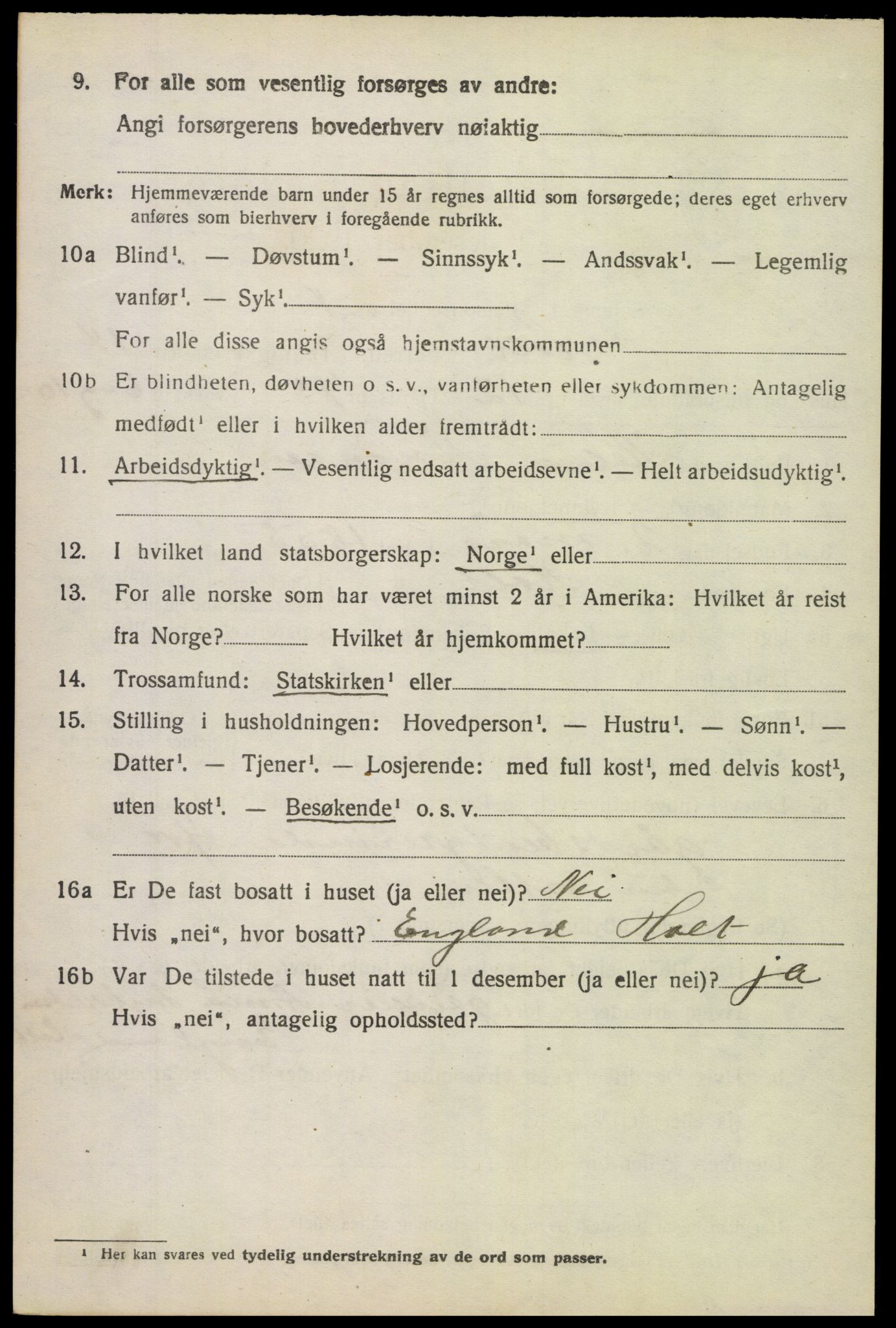 SAK, 1920 census for Holt, 1920, p. 8111