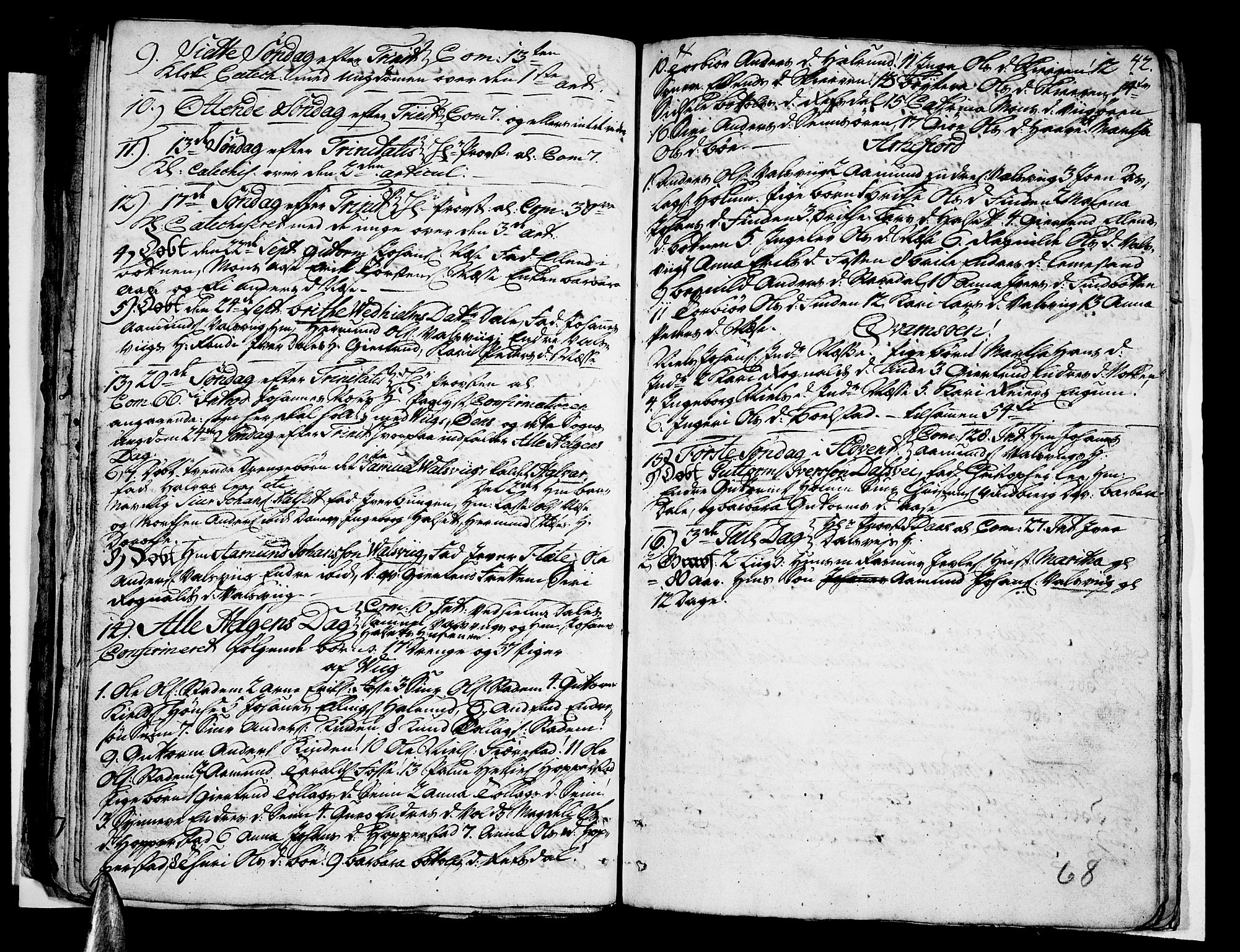 Vik sokneprestembete, AV/SAB-A-81501/H/Haa/Haaa/L0003: Parish register (official) no. A 3 / 2, 1757-1771, p. 68