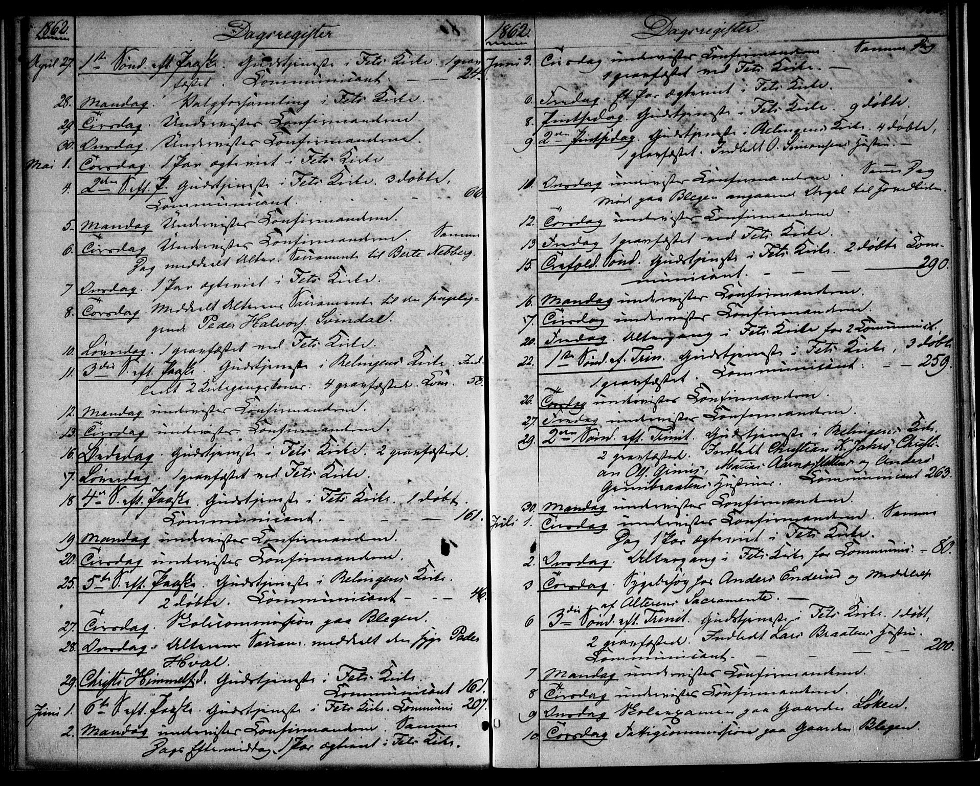 Fet prestekontor Kirkebøker, AV/SAO-A-10370a/F/Fa/L0012: Parish register (official) no. I 12, 1860-1866, p. 130