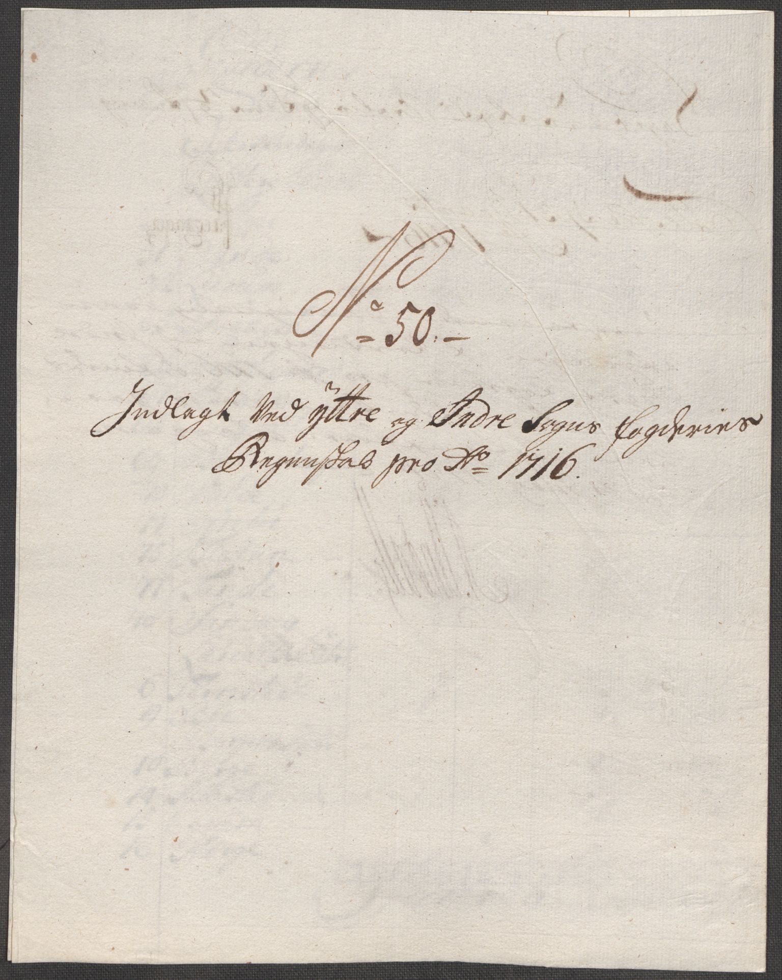 Rentekammeret inntil 1814, Reviderte regnskaper, Fogderegnskap, AV/RA-EA-4092/R52/L3320: Fogderegnskap Sogn, 1715-1716, p. 581