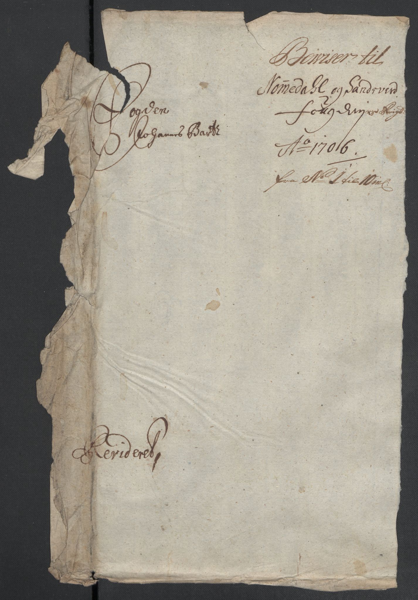 Rentekammeret inntil 1814, Reviderte regnskaper, Fogderegnskap, AV/RA-EA-4092/R24/L1583: Fogderegnskap Numedal og Sandsvær, 1705-1706, p. 222