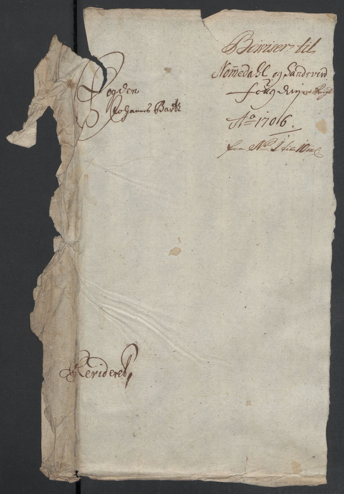 Rentekammeret inntil 1814, Reviderte regnskaper, Fogderegnskap, RA/EA-4092/R24/L1583: Fogderegnskap Numedal og Sandsvær, 1705-1706, p. 222